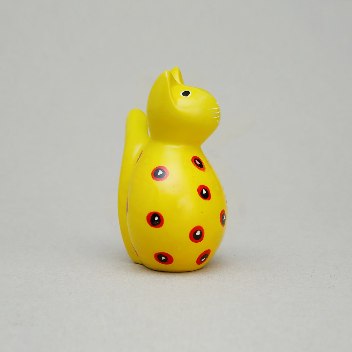 Soapstone Fat Cat Yellow