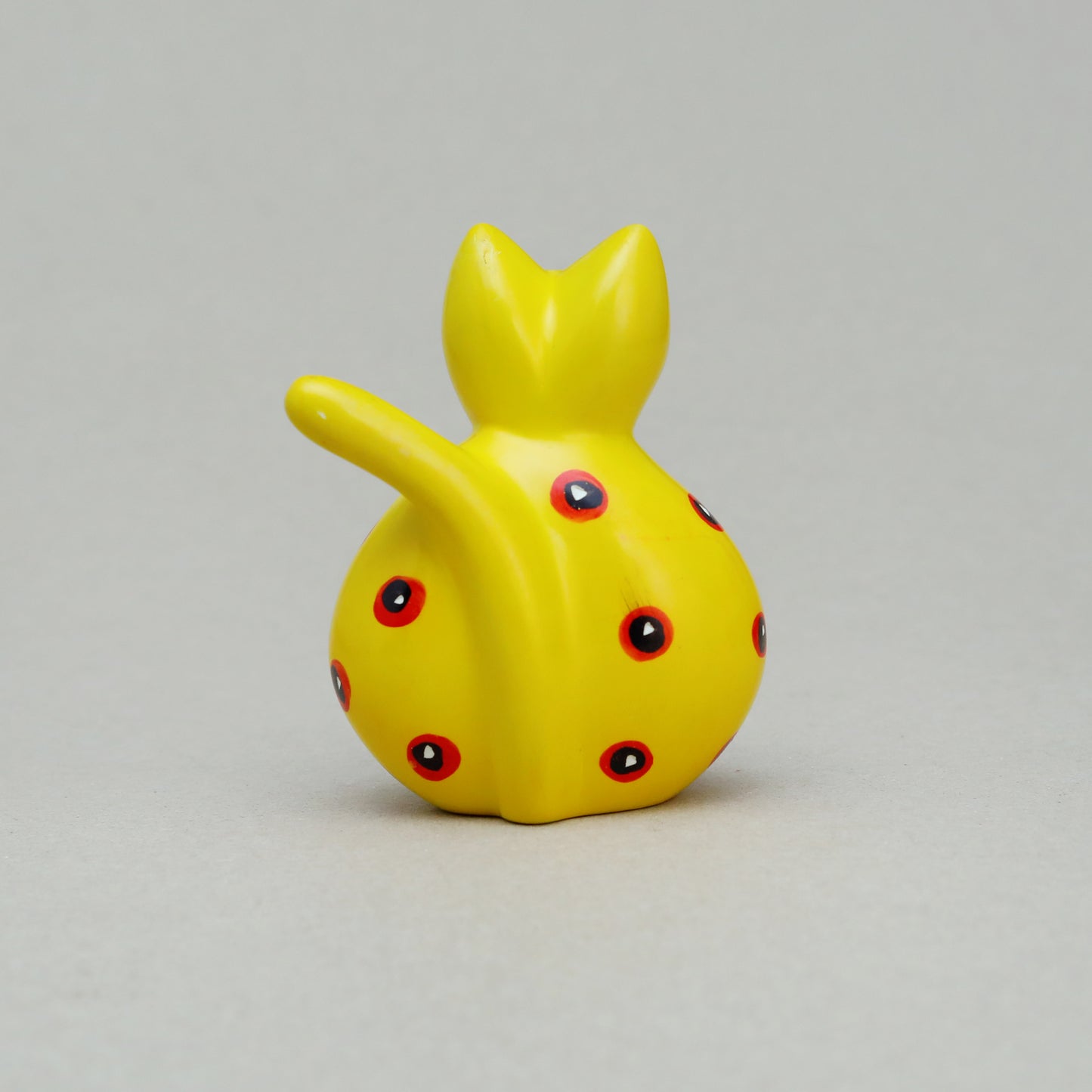 Soapstone Fat Cat Yellow