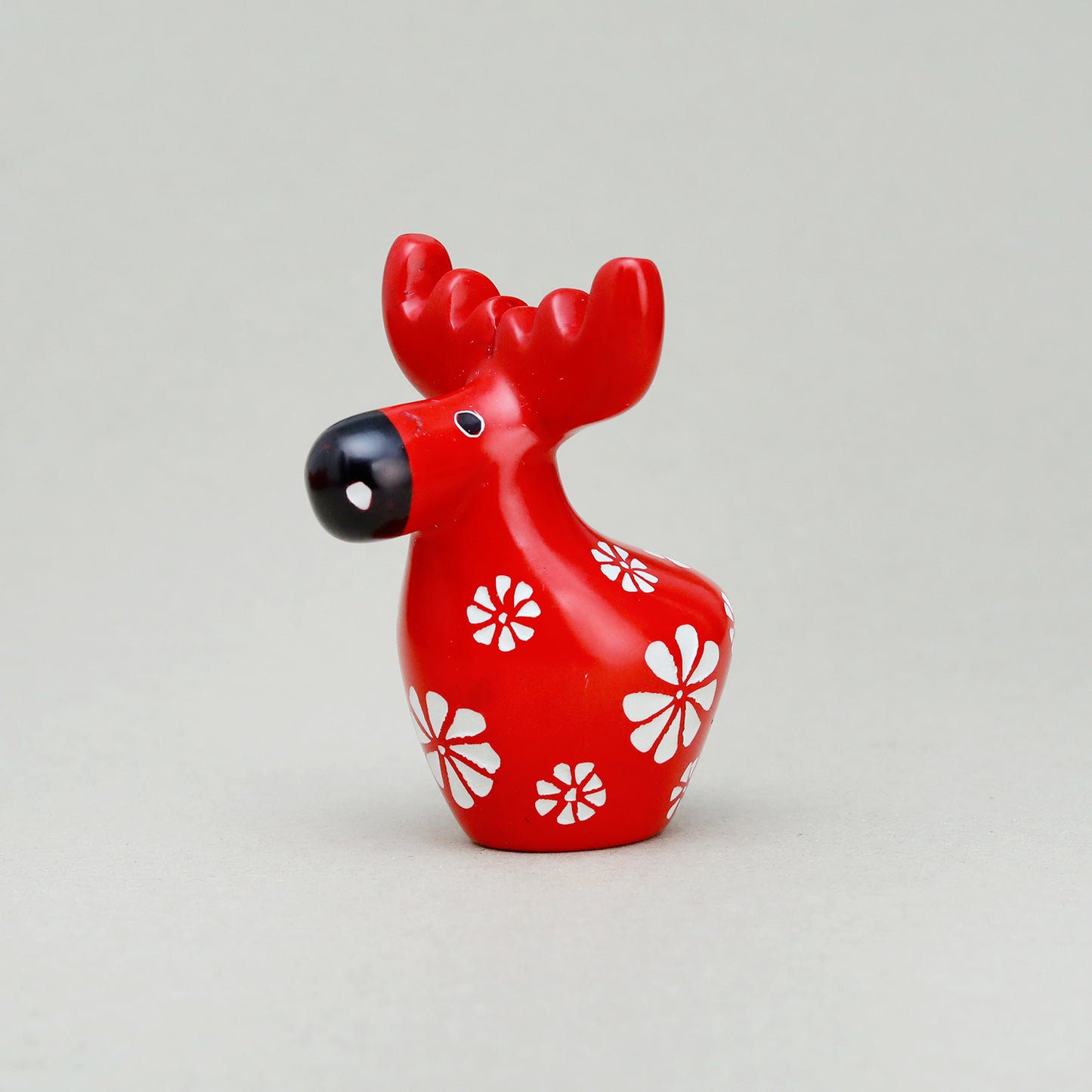 Soapstone Moose Red