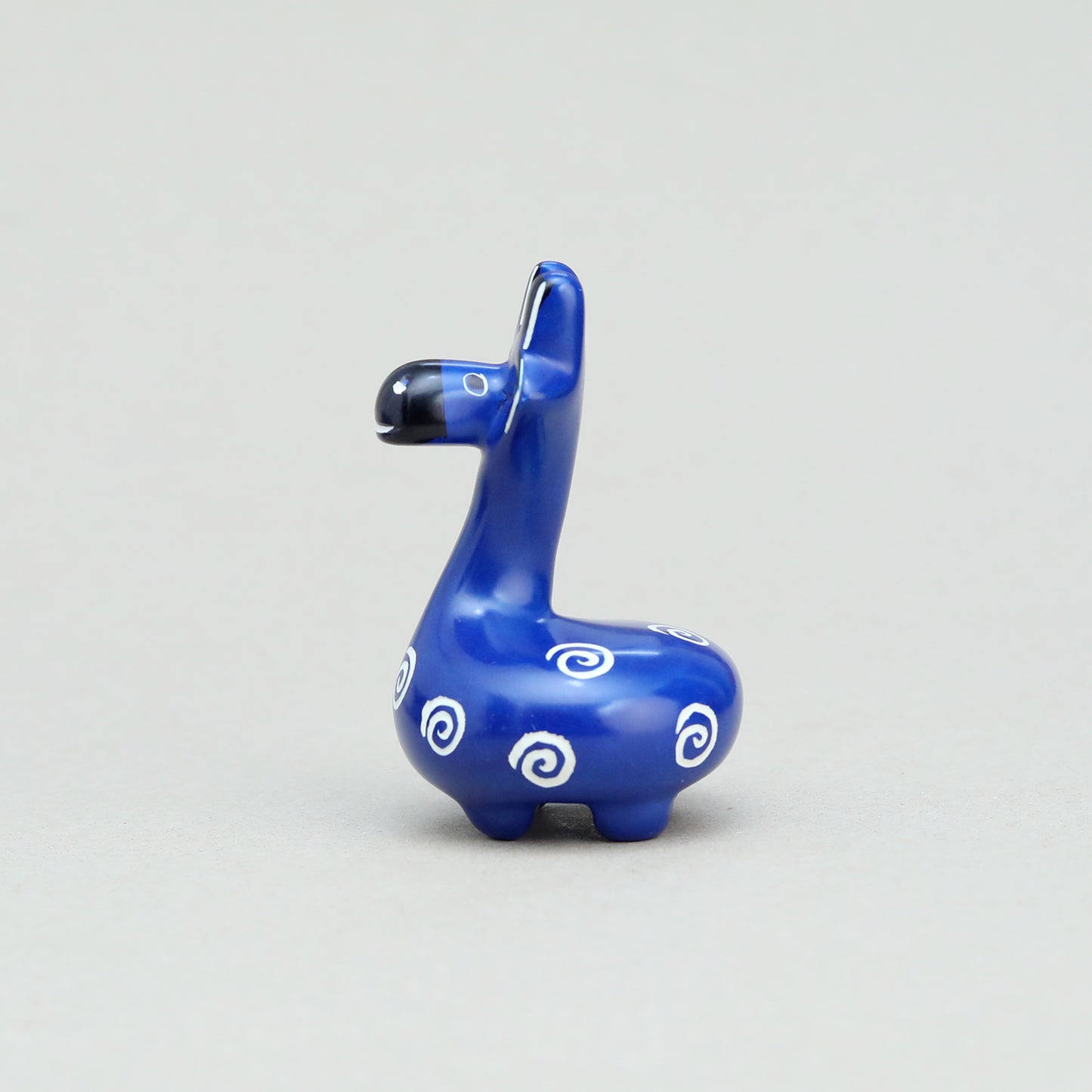 Soapstone Giraffe Dark Blue