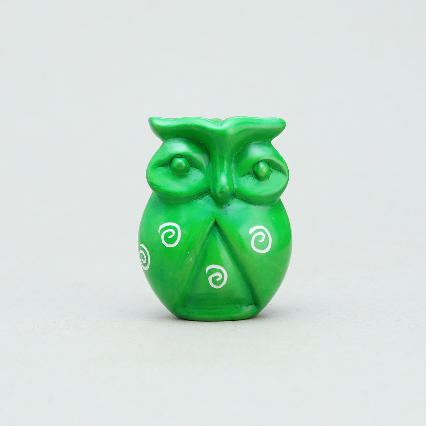 Soapstone Owl Green