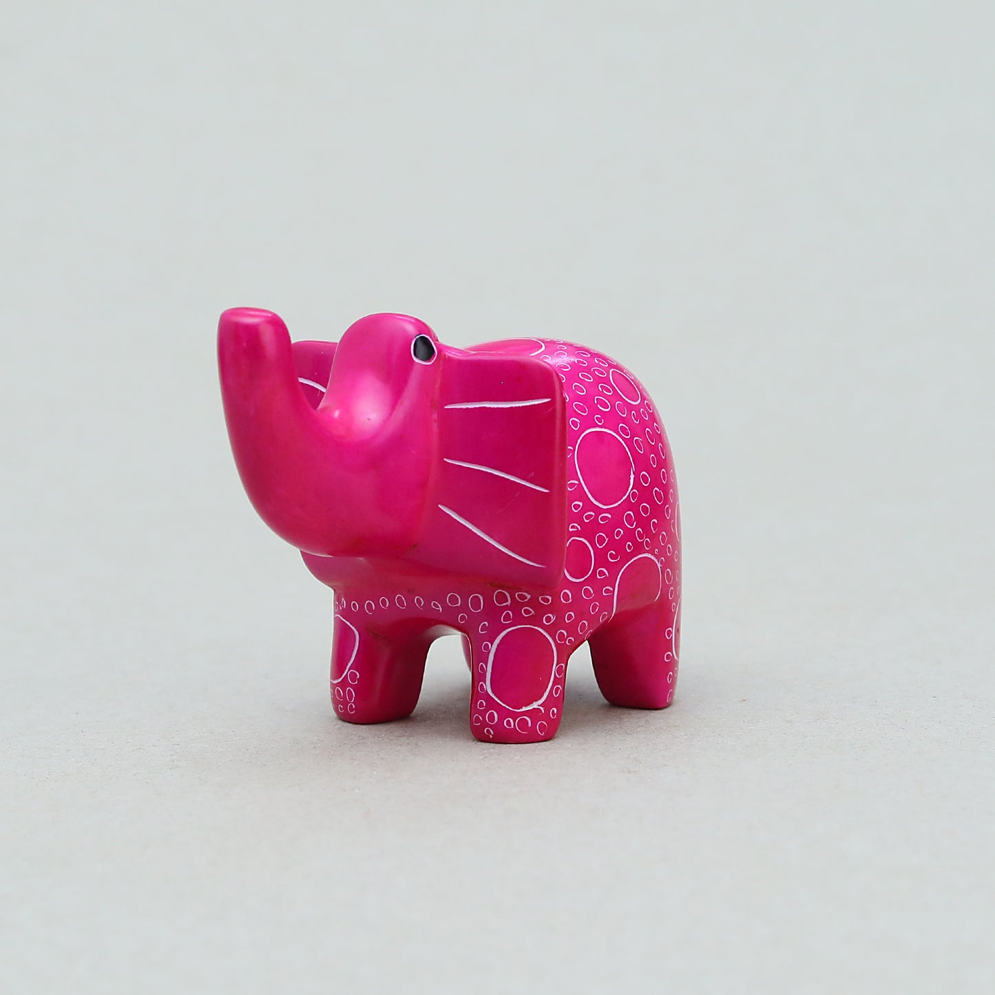 Soapstone Elephant Pink (w)