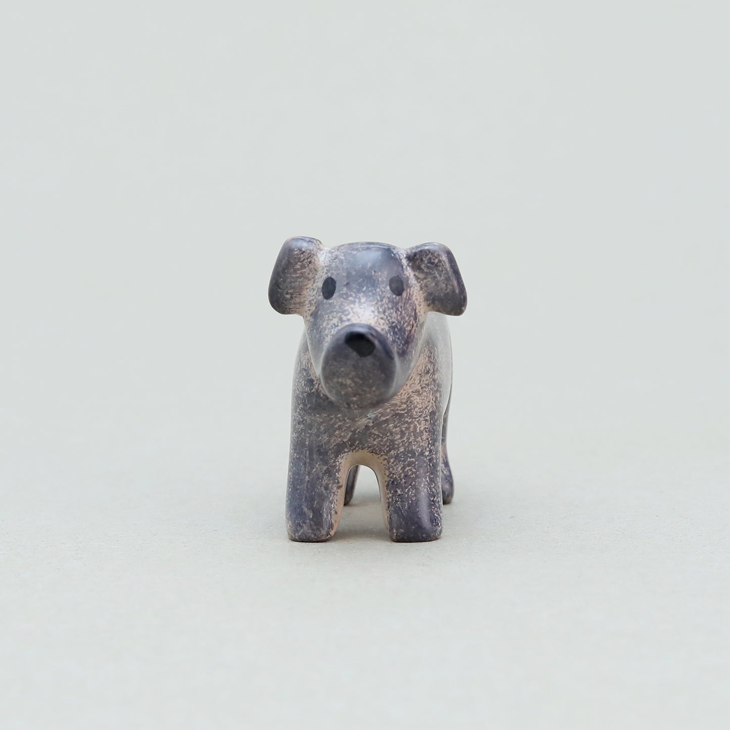 Soapstone Dark Blue Spotted Dog