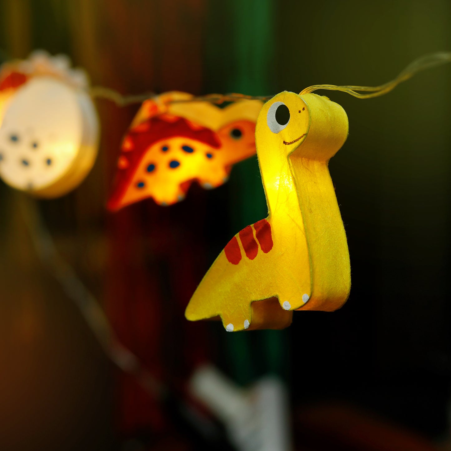 Plug-In String Lights Dinosaurs
