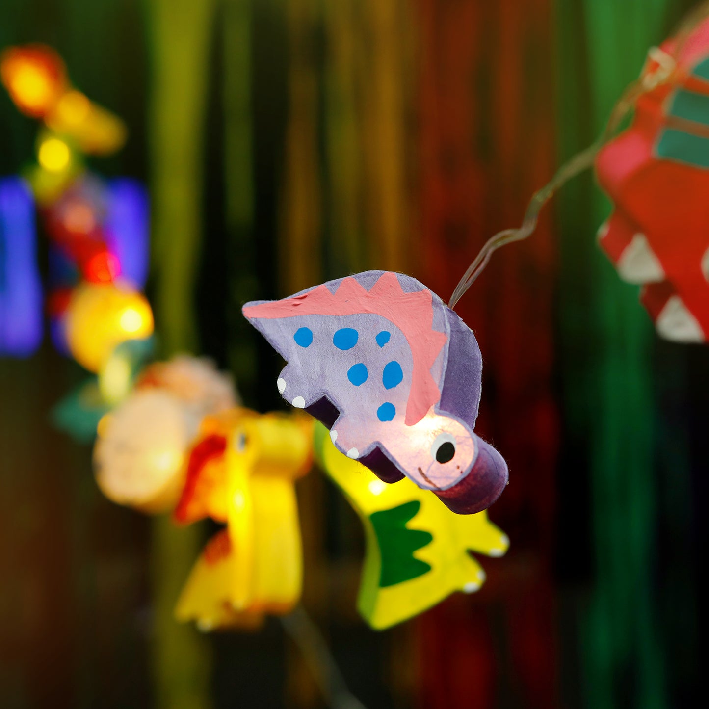 Plug-In String Lights Dinosaurs