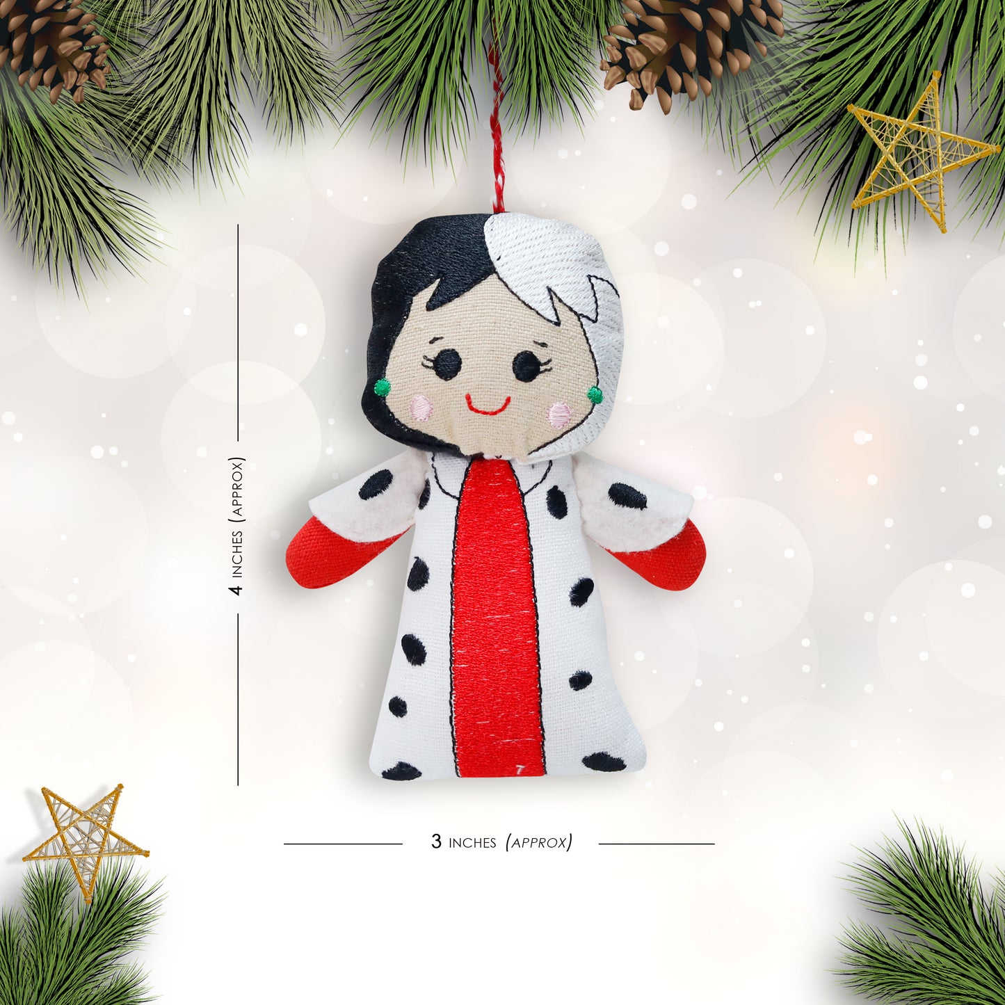 Organic Cotton Ornament - Chic Villian