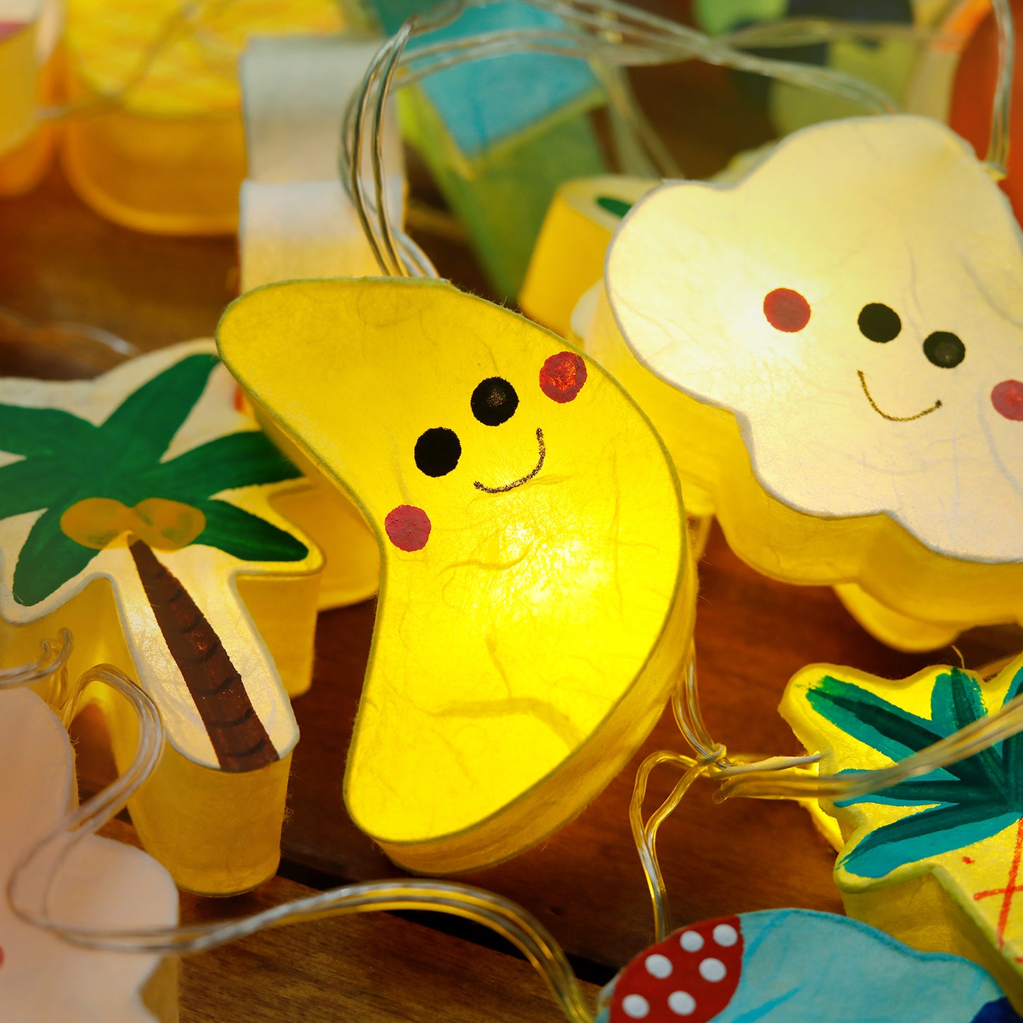 Plug-In String Lights Summer Fun