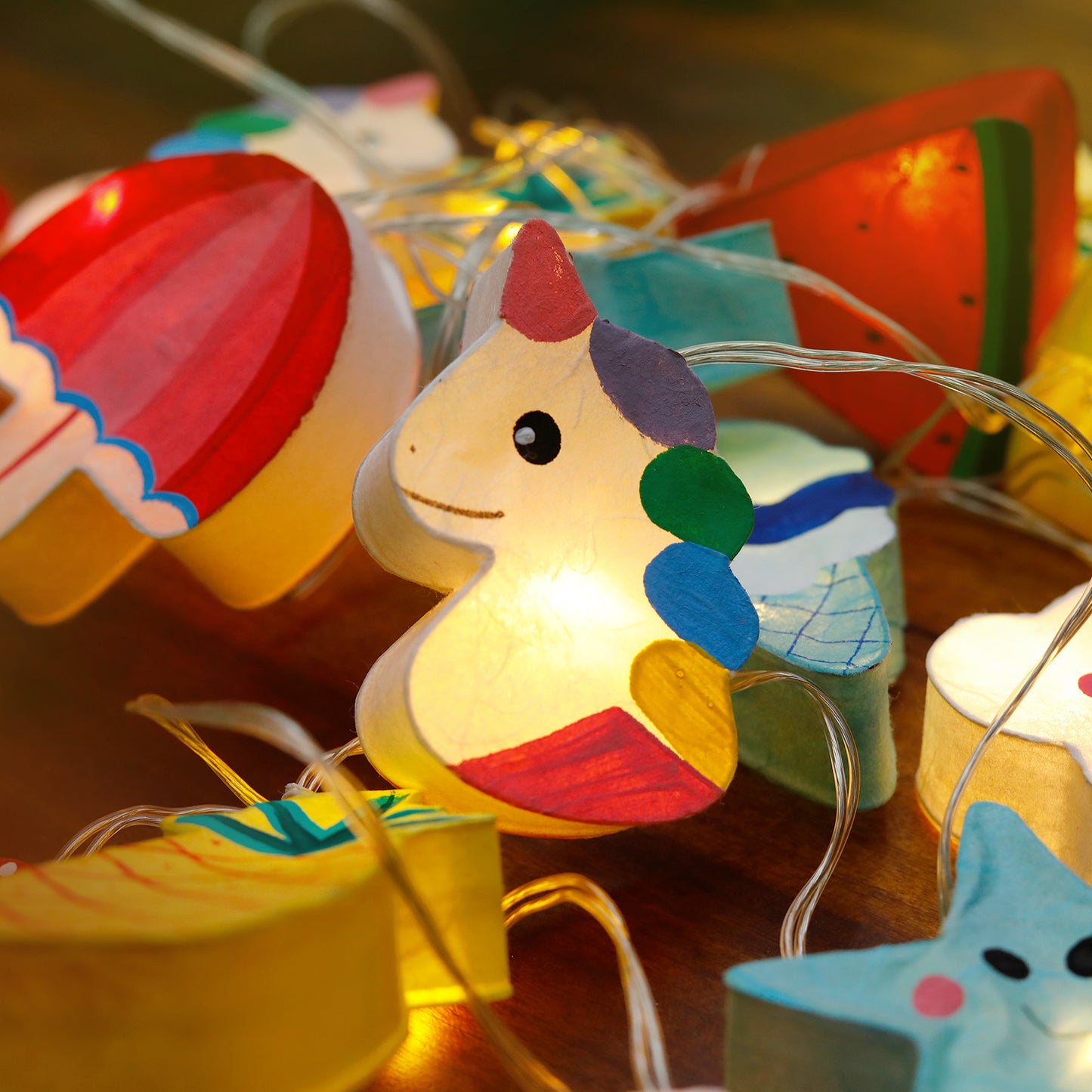 Plug-In String Lights Summer Fun