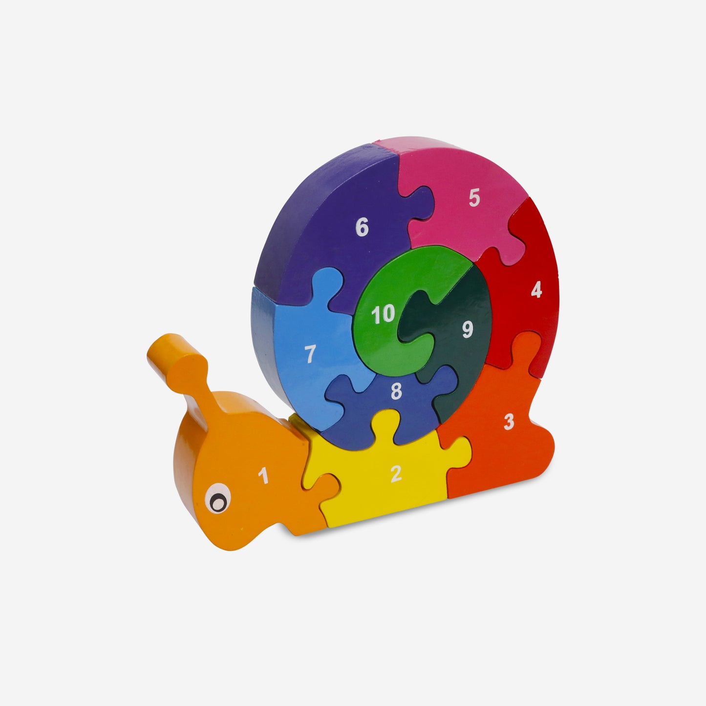 Wooden Puzzle Snail