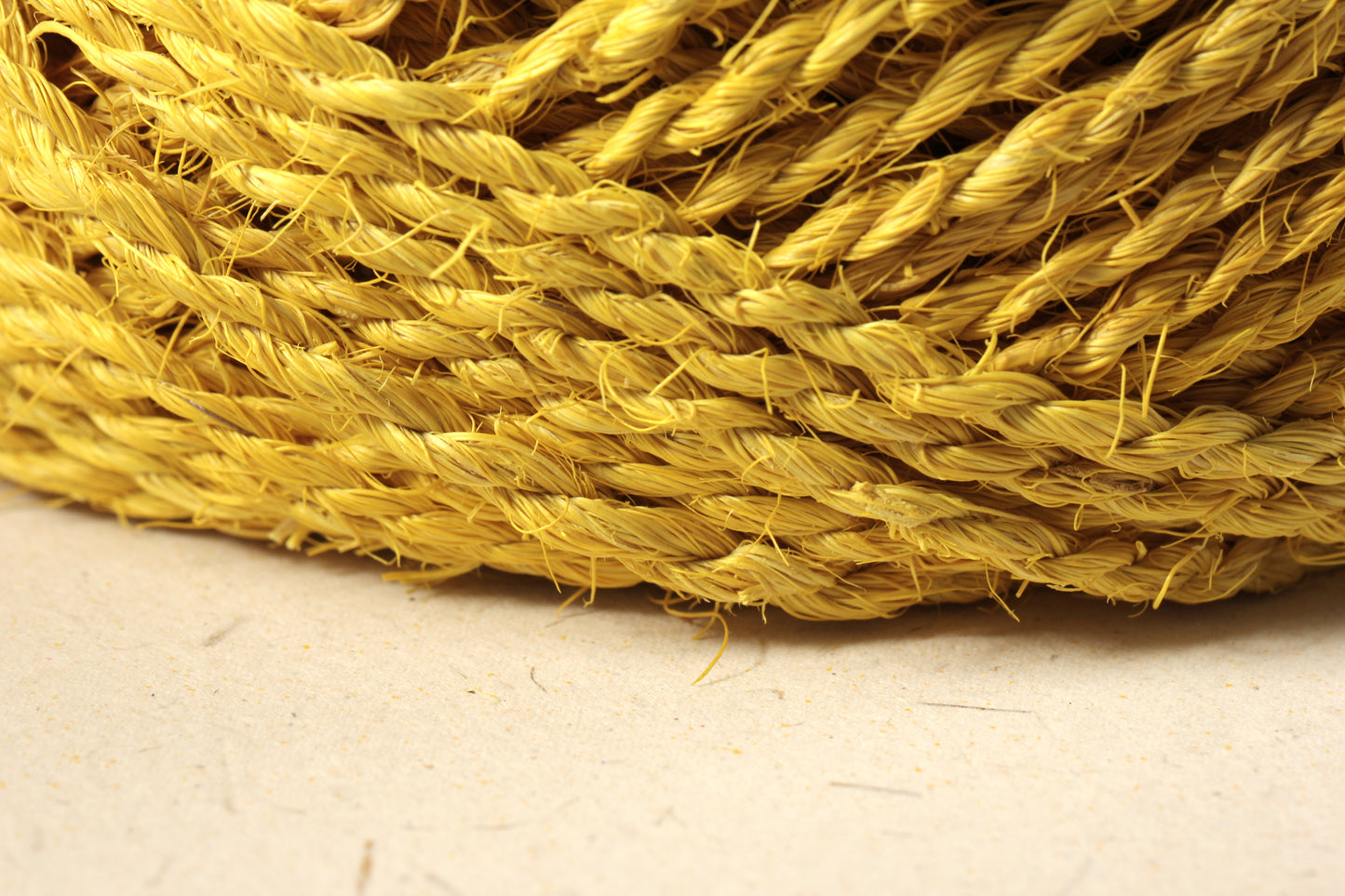 Coconut Fiber Rope Bobbin Saffron