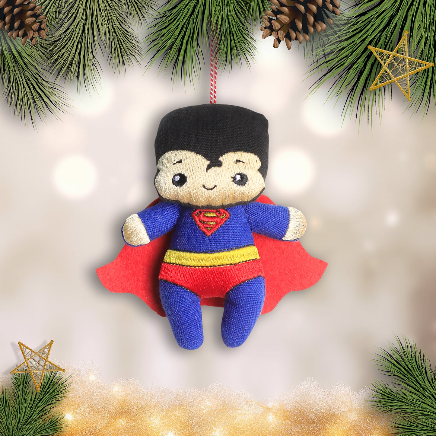 Organic Cotton Ornament - Steel Titan