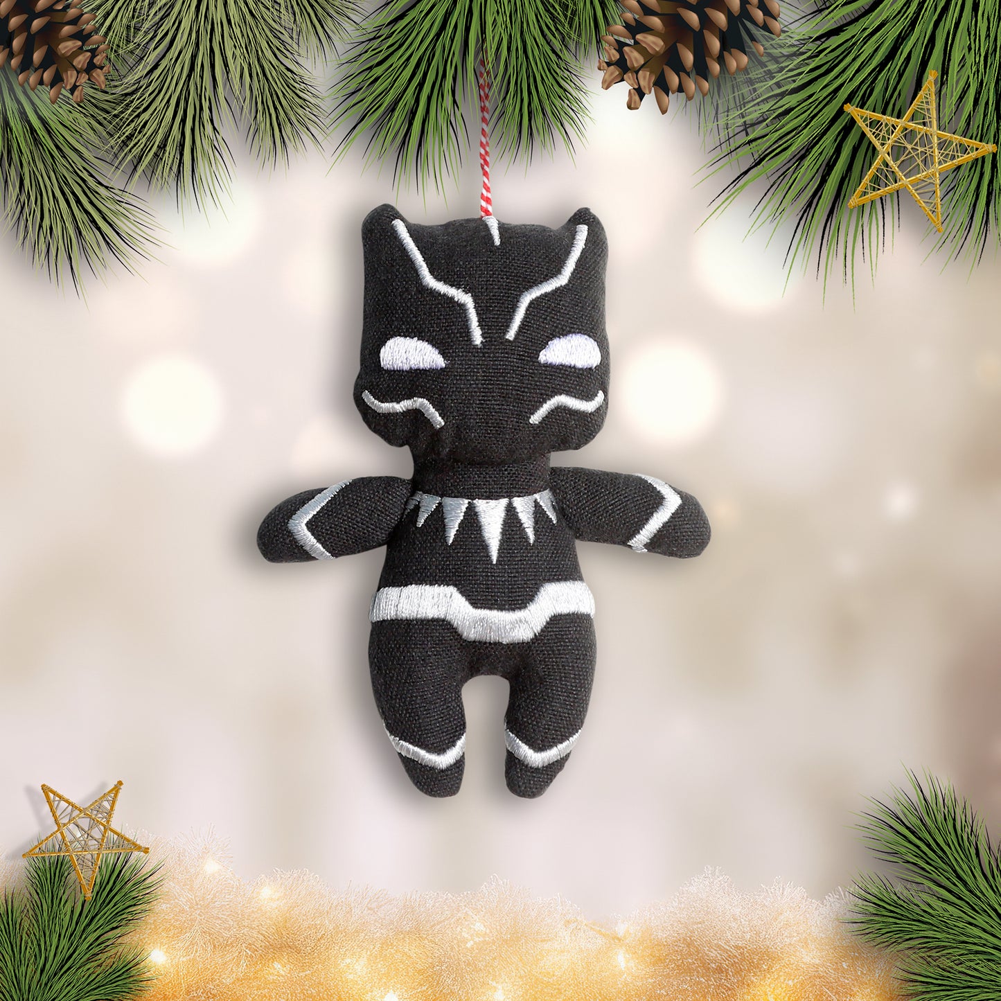 Organic Cotton Ornament - Dark Sentinal