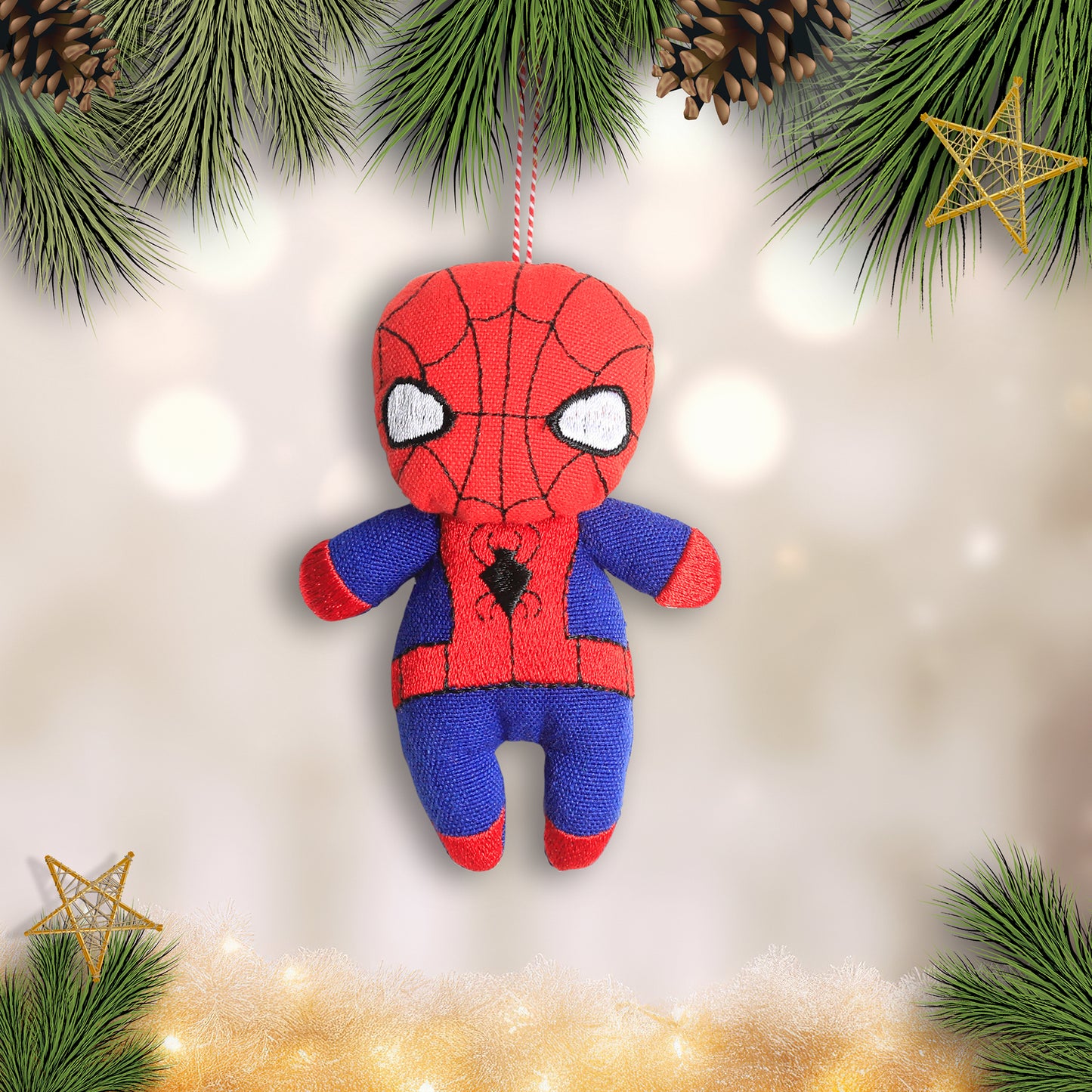 Organic Cotton Ornament - Wall Crawler
