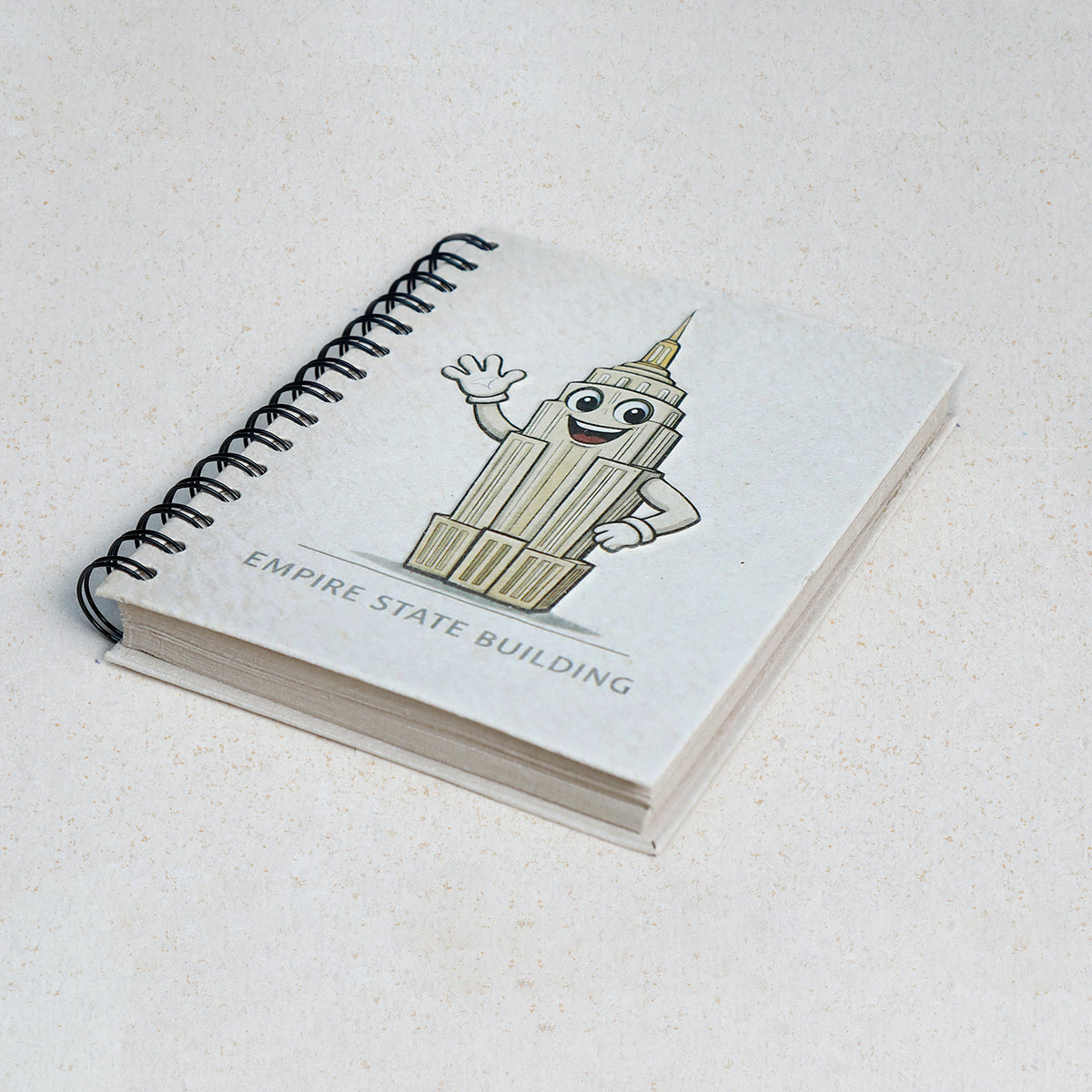 Friendly NYC Skyscraper Notebook – Handmade Elephant Dung Paper
