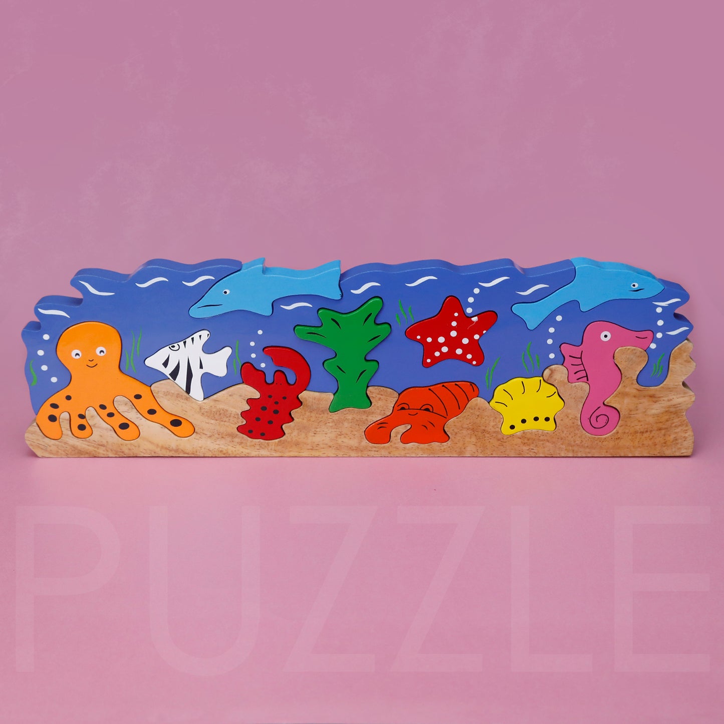 Wooden Puzzle Aquarium