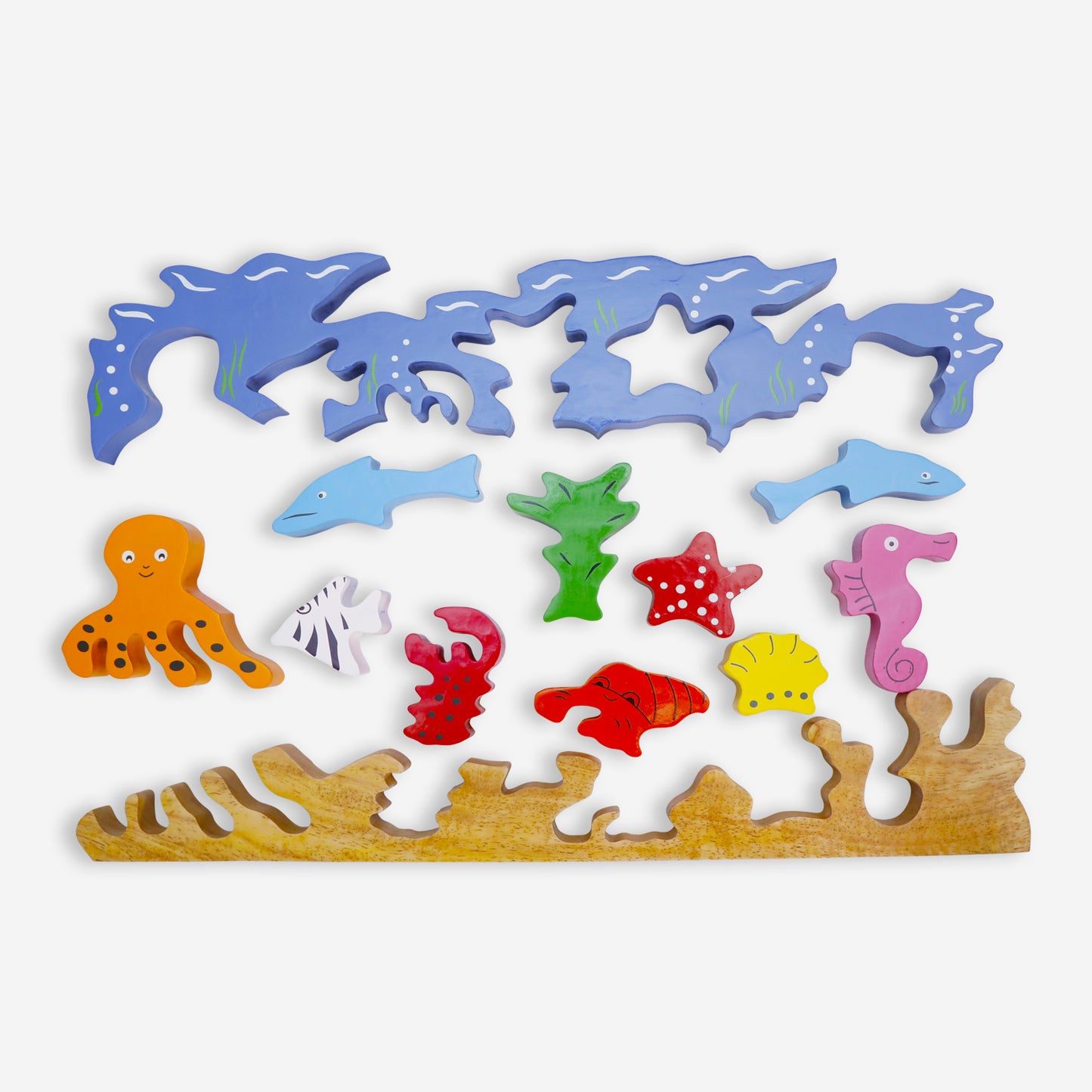 Wooden Puzzle Aquarium