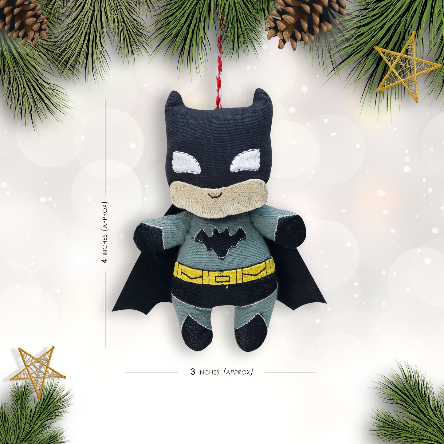 Organic Cotton Ornament - Gotham Knight