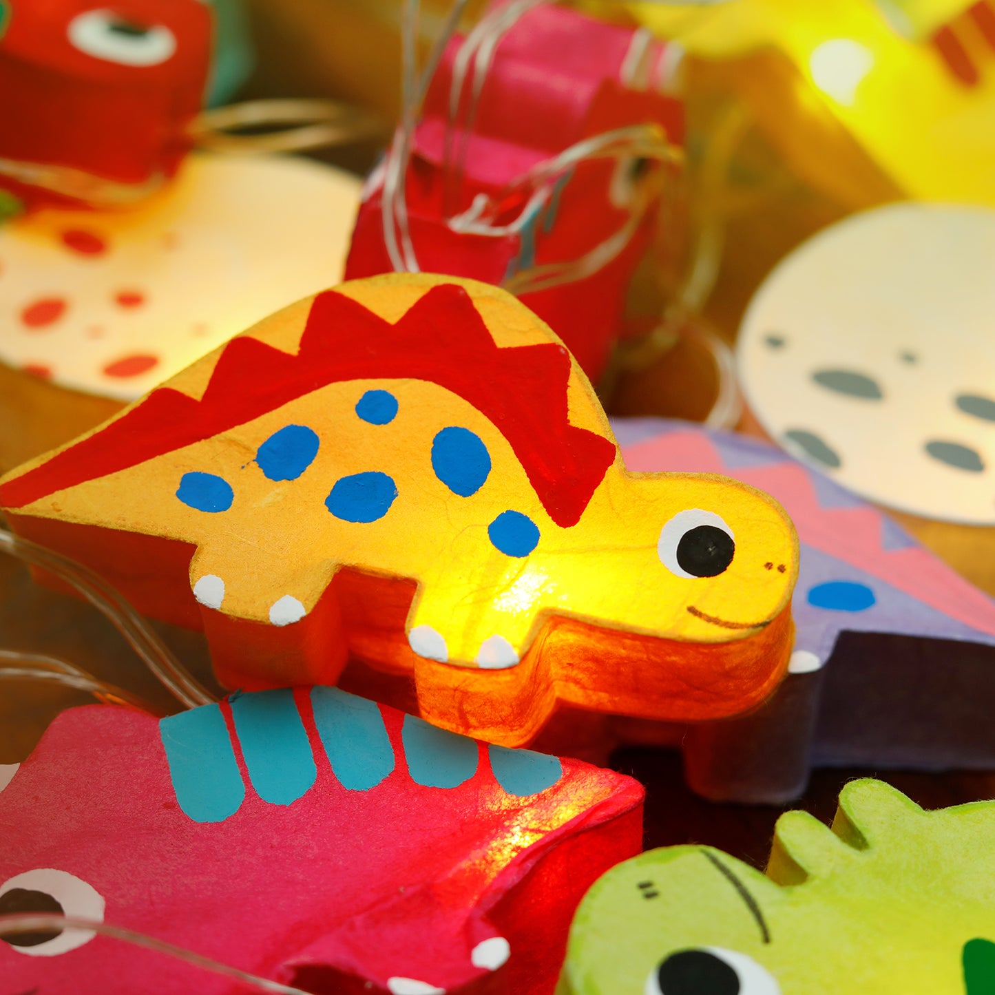 Plug-In String Lights Dinosaurs