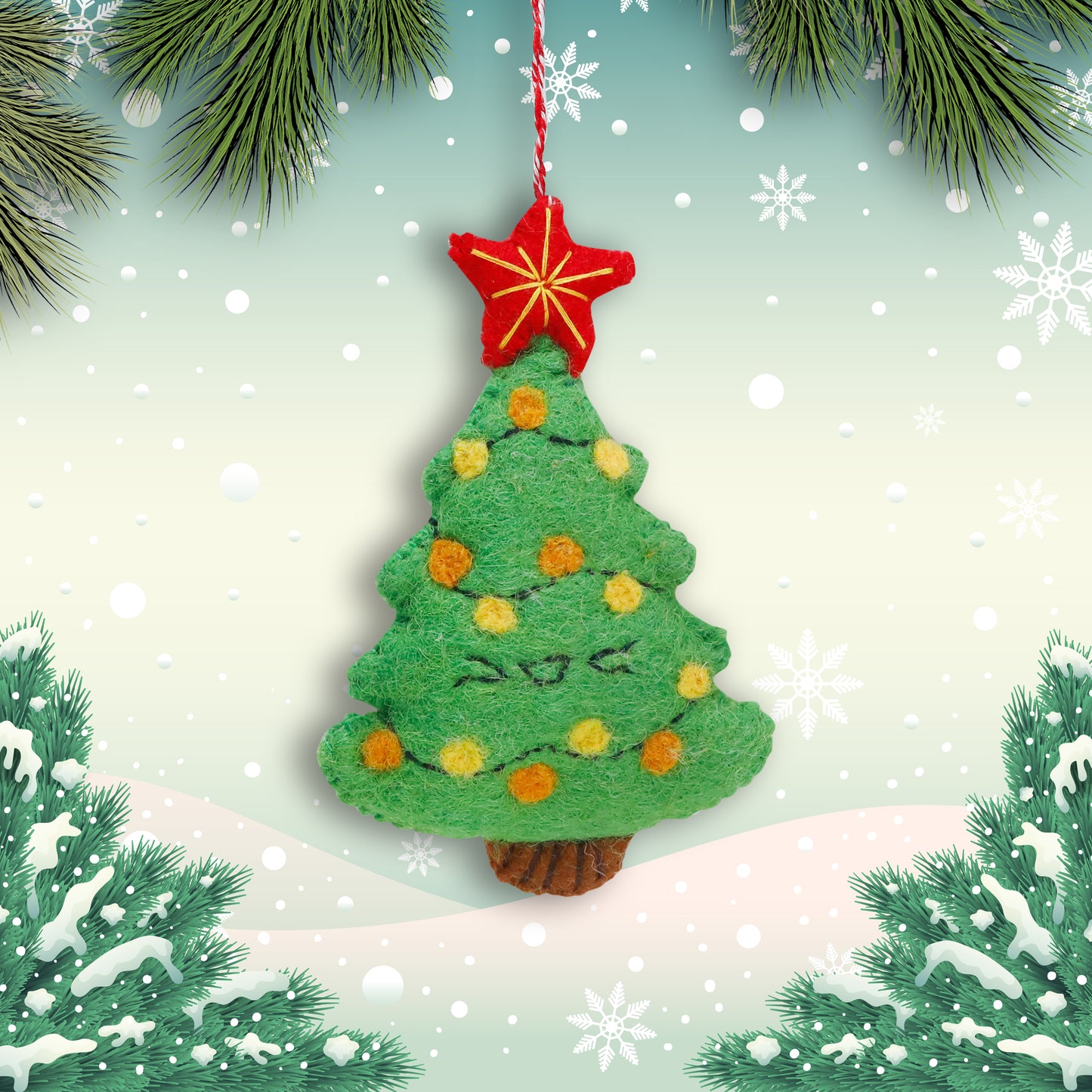 Felt Ornament - Christmas Tree
