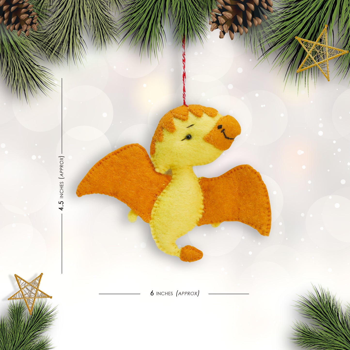 Felt Ornament - Pterodactyl