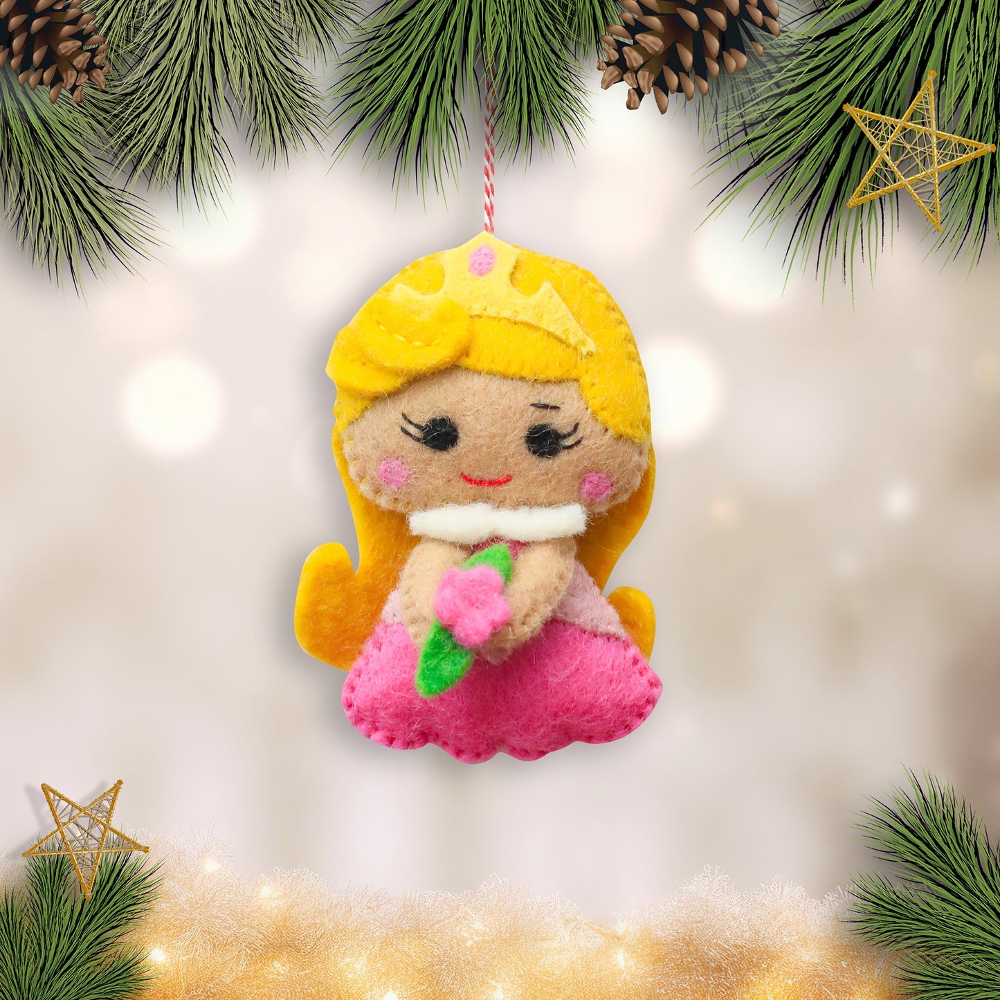 Felt Ornament - Enchanted Princess