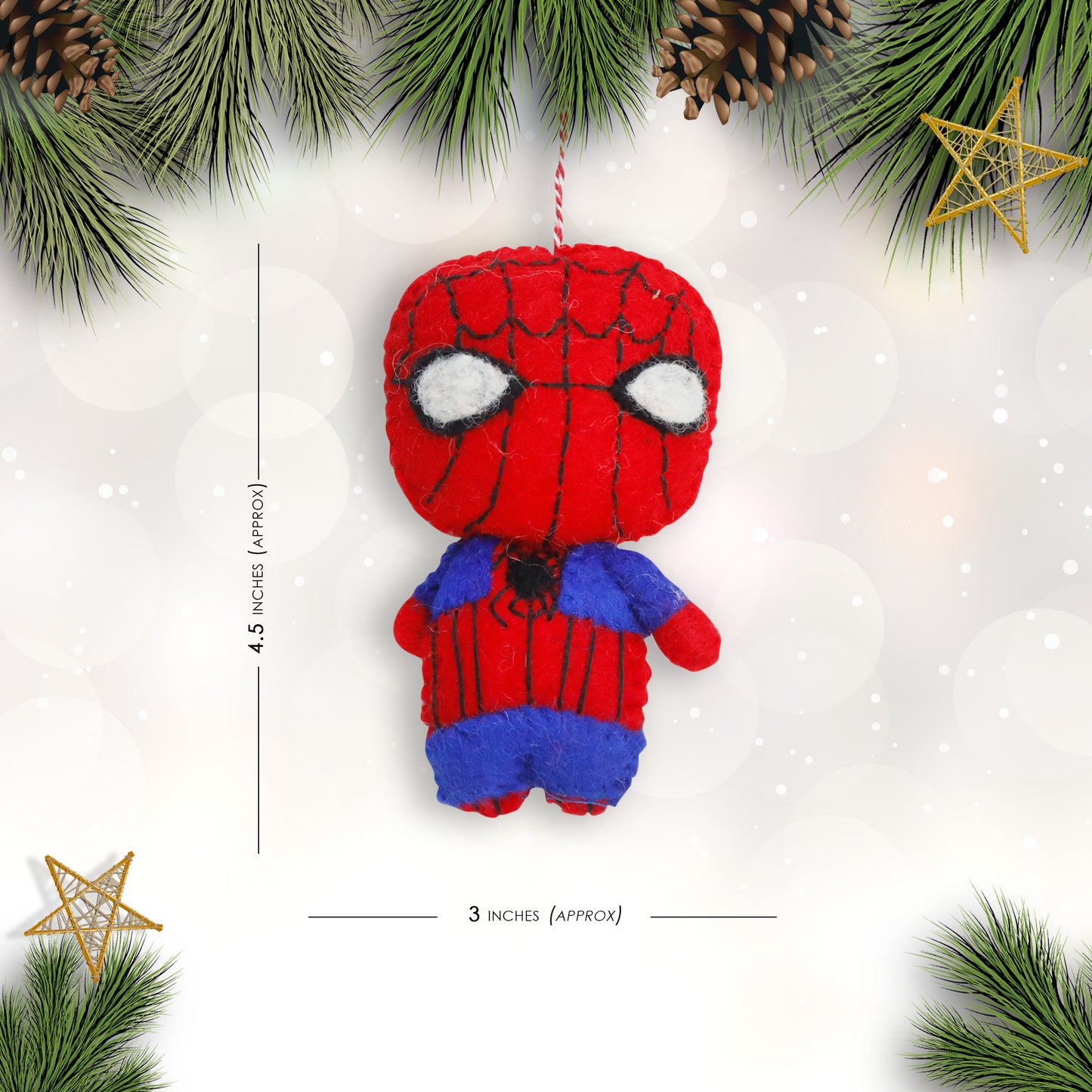 Felt Ornament - Wall Crawler