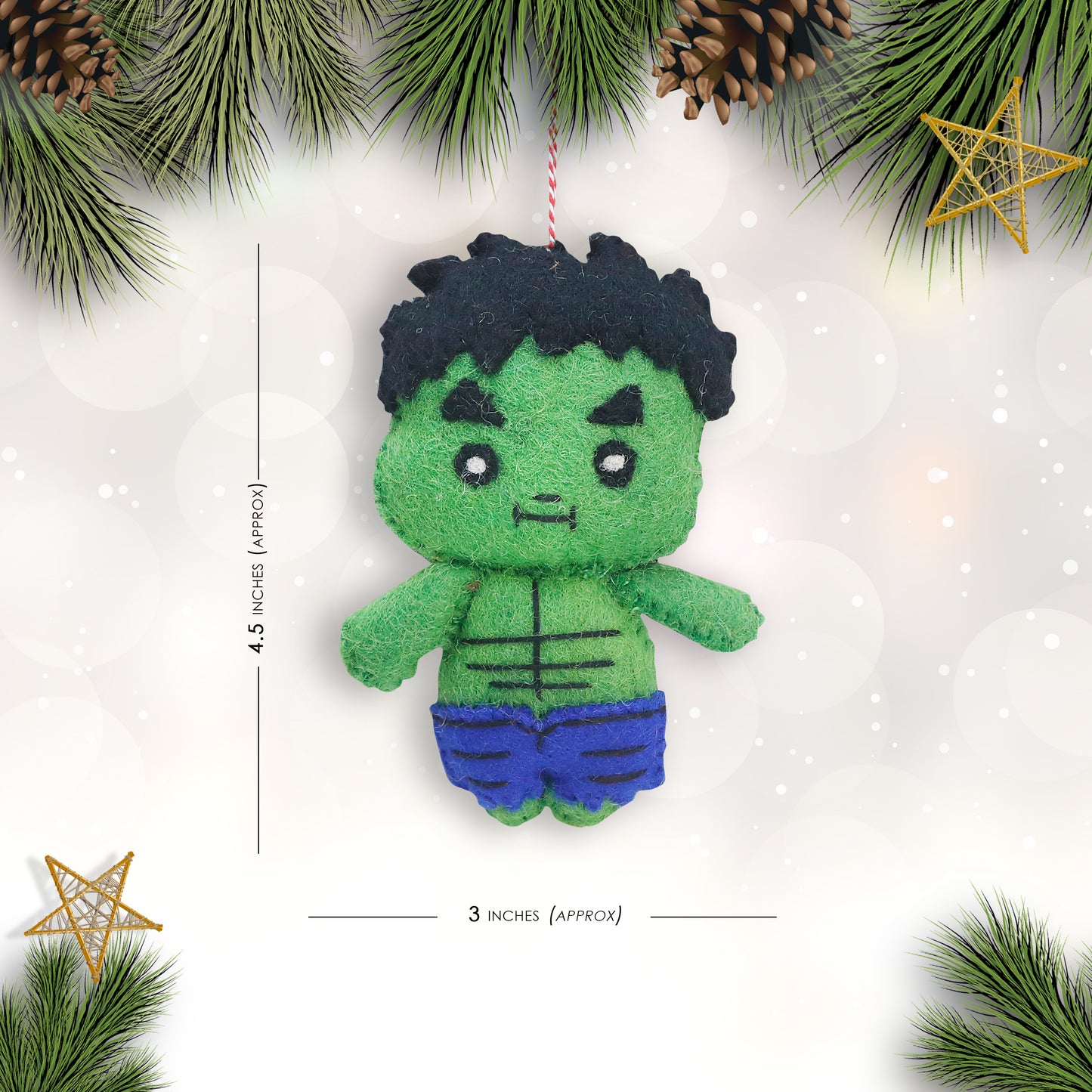 Felt Ornament - Smash