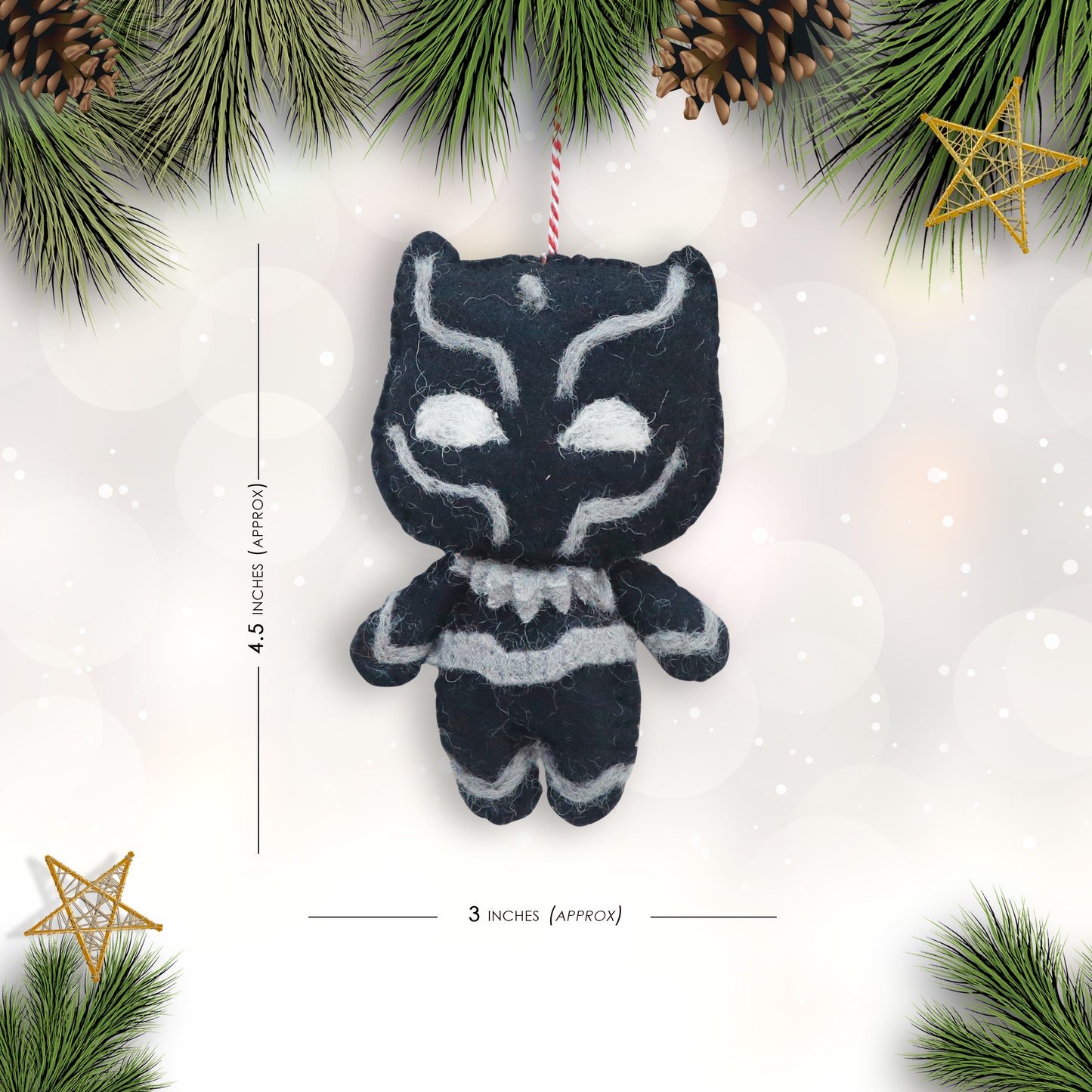 Felt Ornament - Dark Sentinel