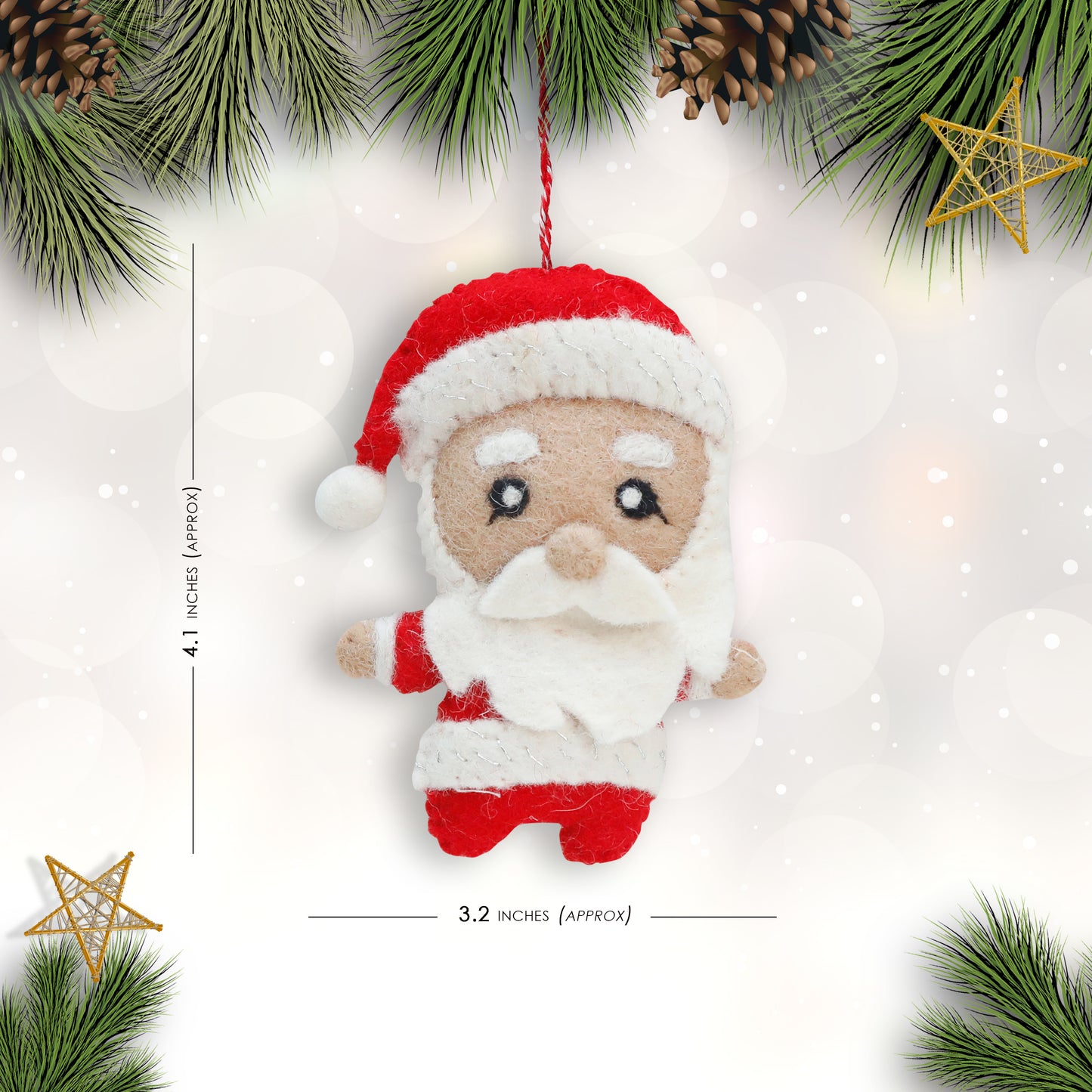 Felt Ornament - Santa Claus