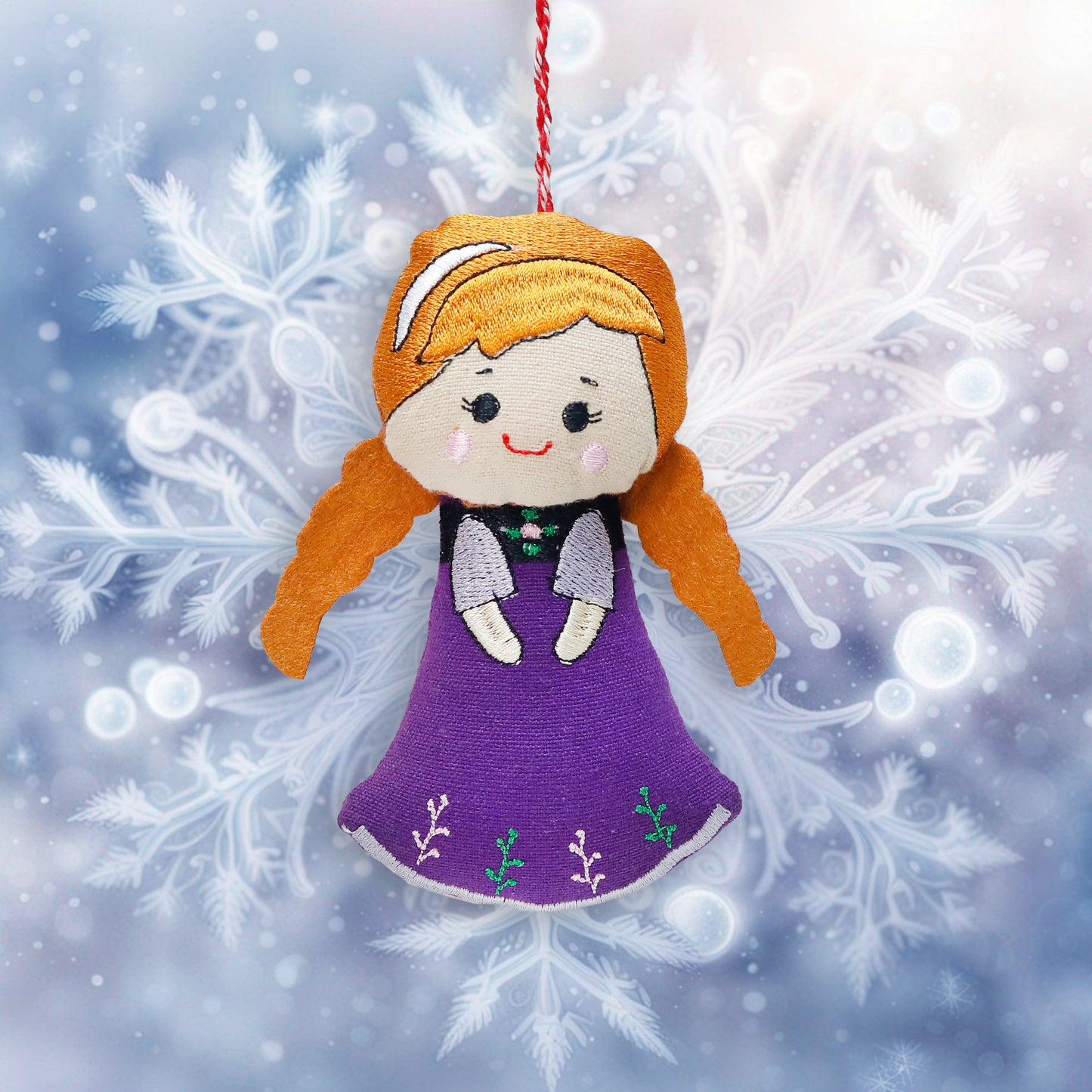 Organic Cotton Ornament - Brave Princess