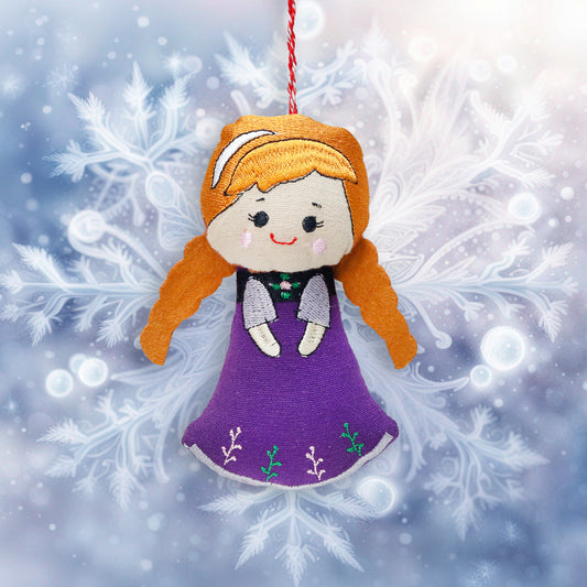 Organic Cotton Ornament -  Brave Princess