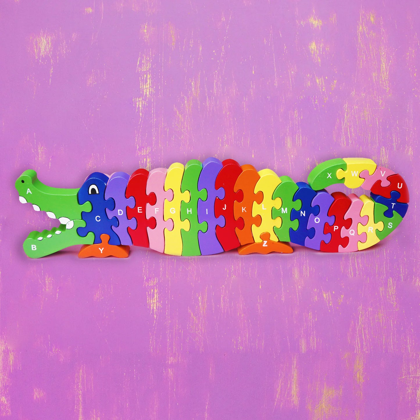 Wooden Puzzle Alligator/Crocodile