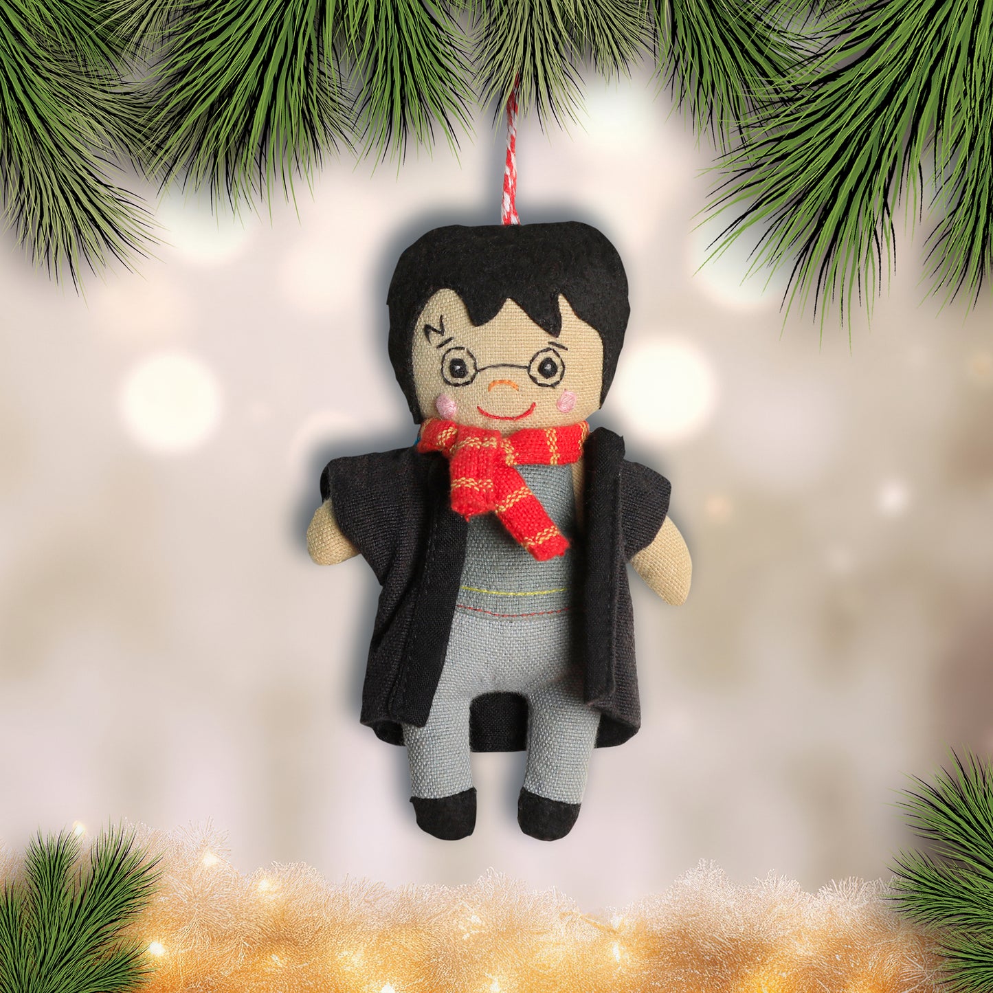 Organic Cotton Ornament - Wizard Boy