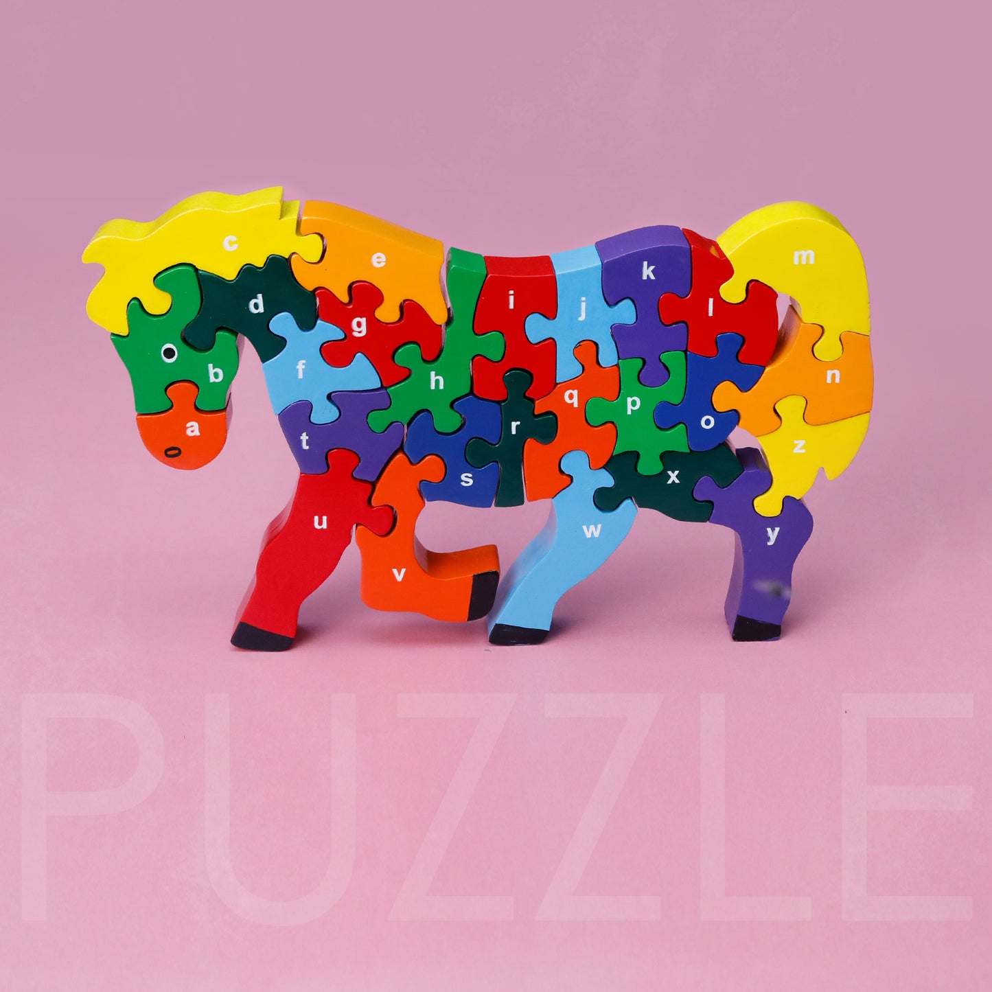 Wooden Puzzle Horse