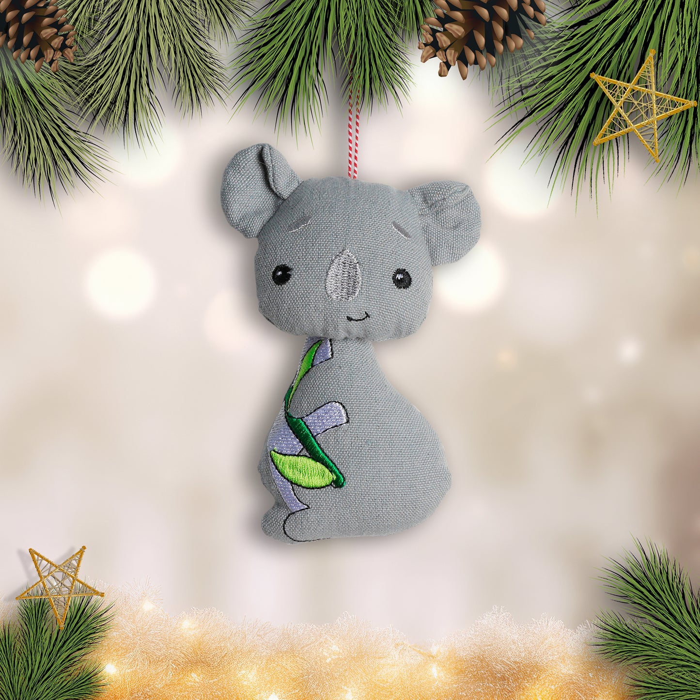 Organic Cotton Ornament - Koala