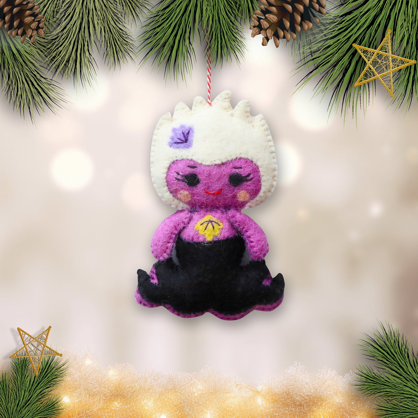 Felt Ornament - Sea Witch
