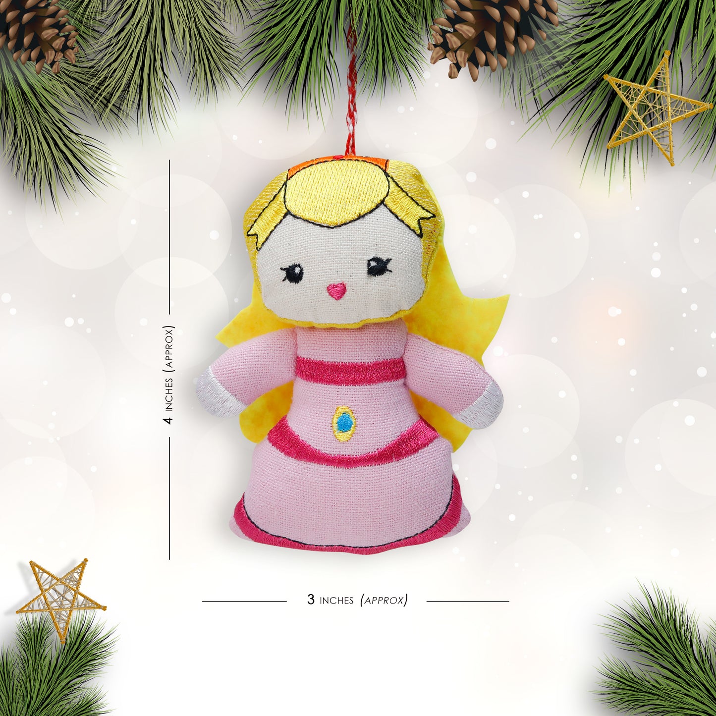 Organic Cotton Ornament - Fear Tale Princess