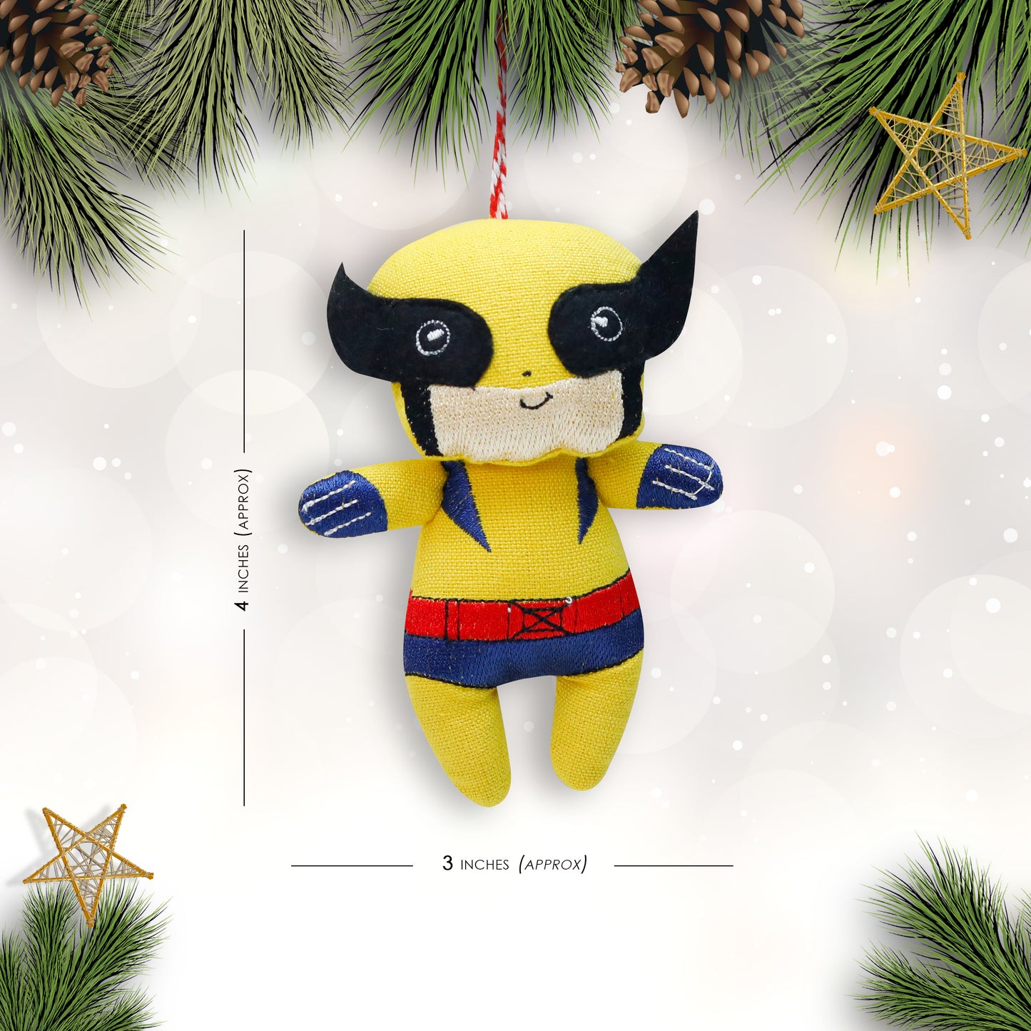 Organic Cotton Ornament - Logan