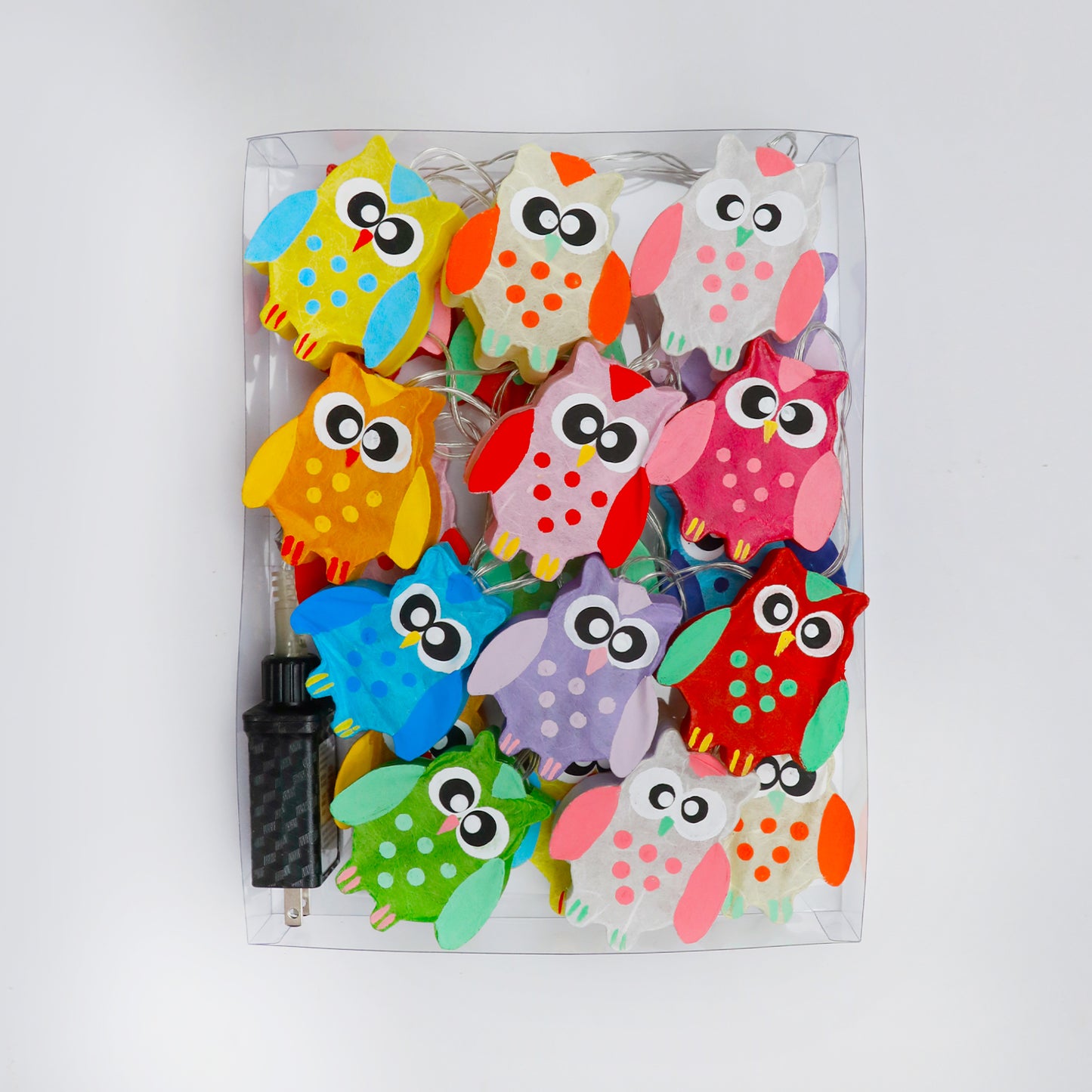 Plug-In String Lights Owls
