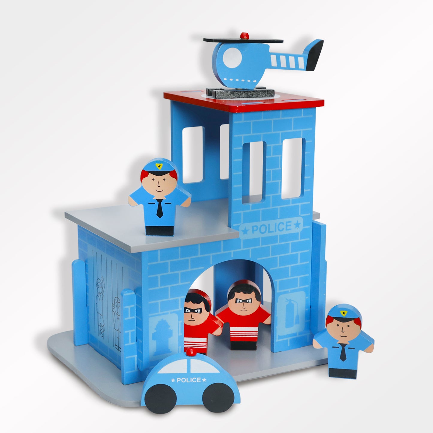 Wooden set - Police Station