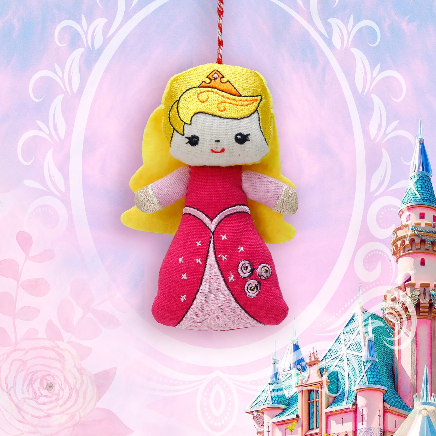 Organic Cotton Ornament - Sleeping Beauty