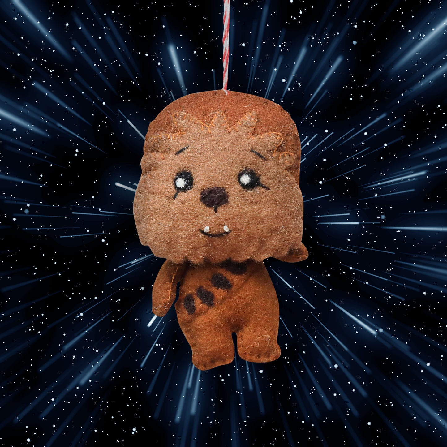 Felt Ornament - Wookiee Warrior