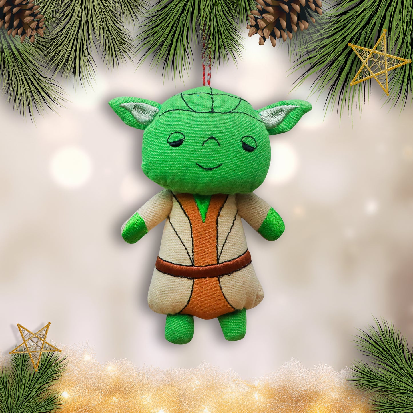 Organic Cotton ornament - Galactic Sage