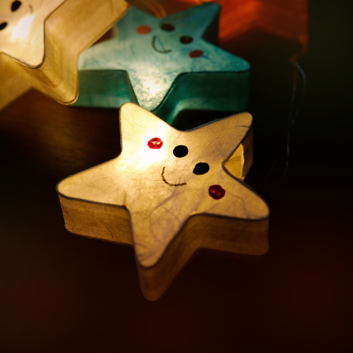 Plug-In String Lights Stars