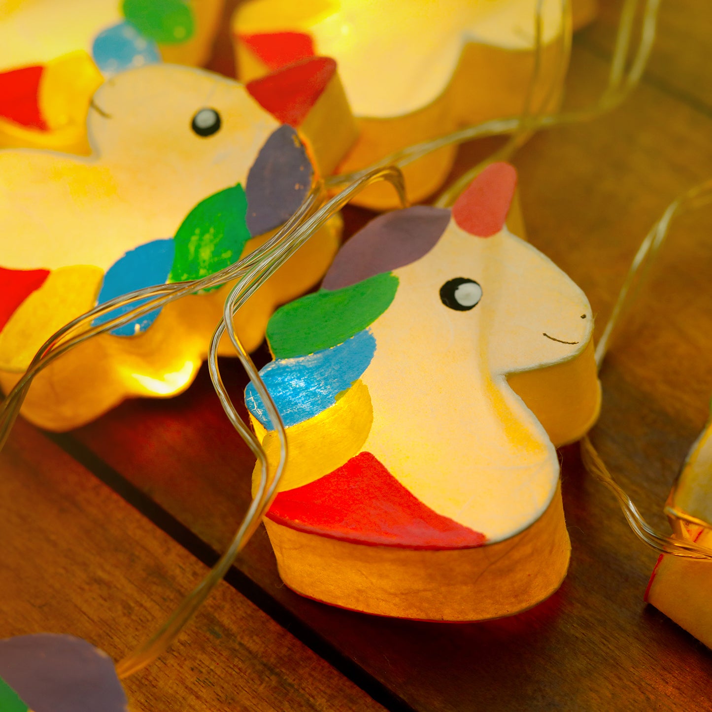 Plug-In String Lights Unicorns