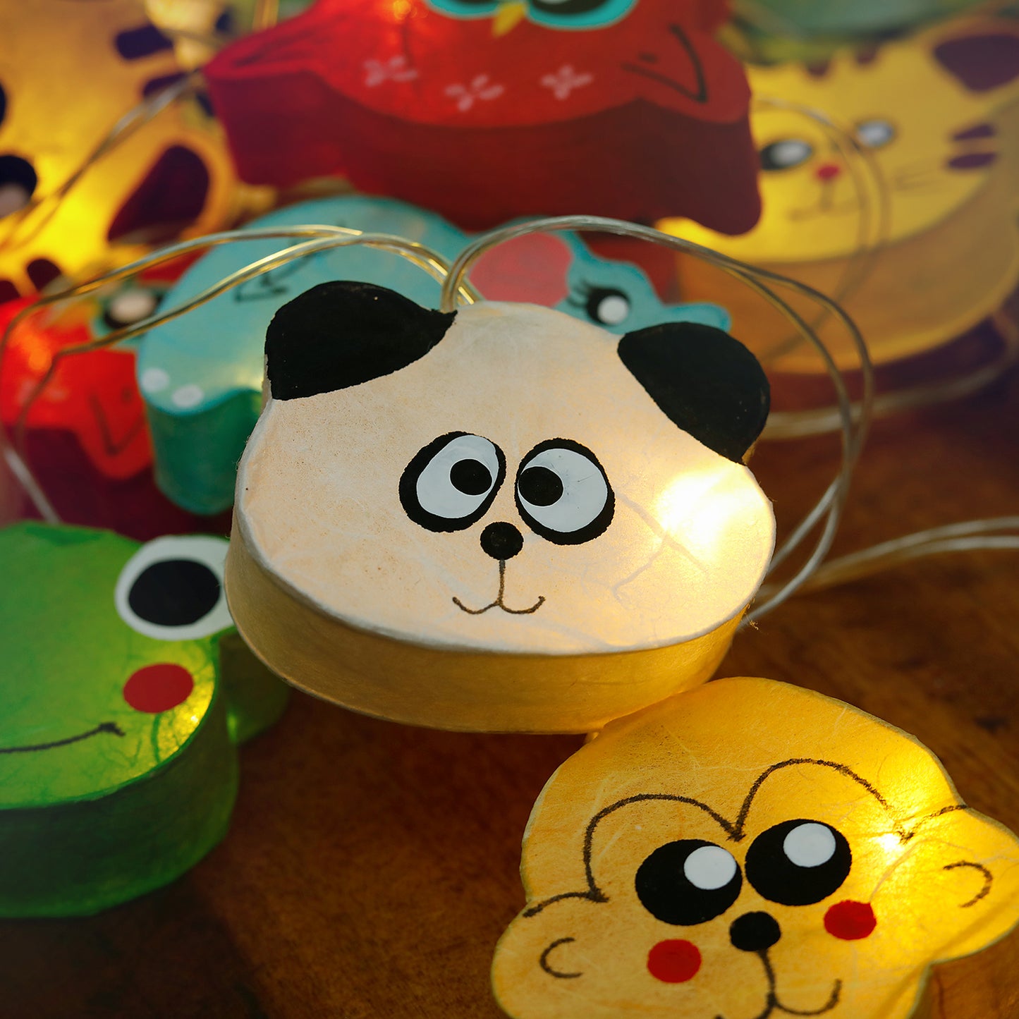 Plug-In String Lights Zoo Party