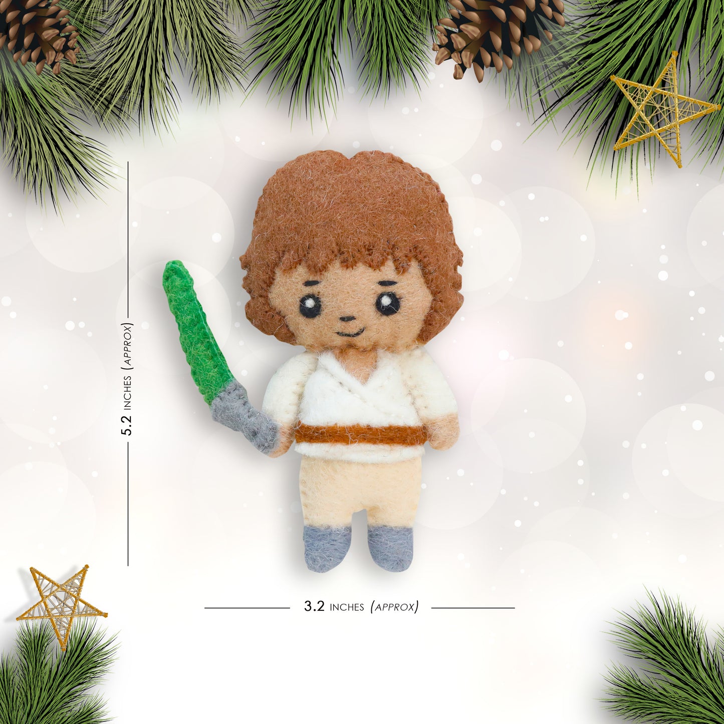 Felt Ornament - Lightblade