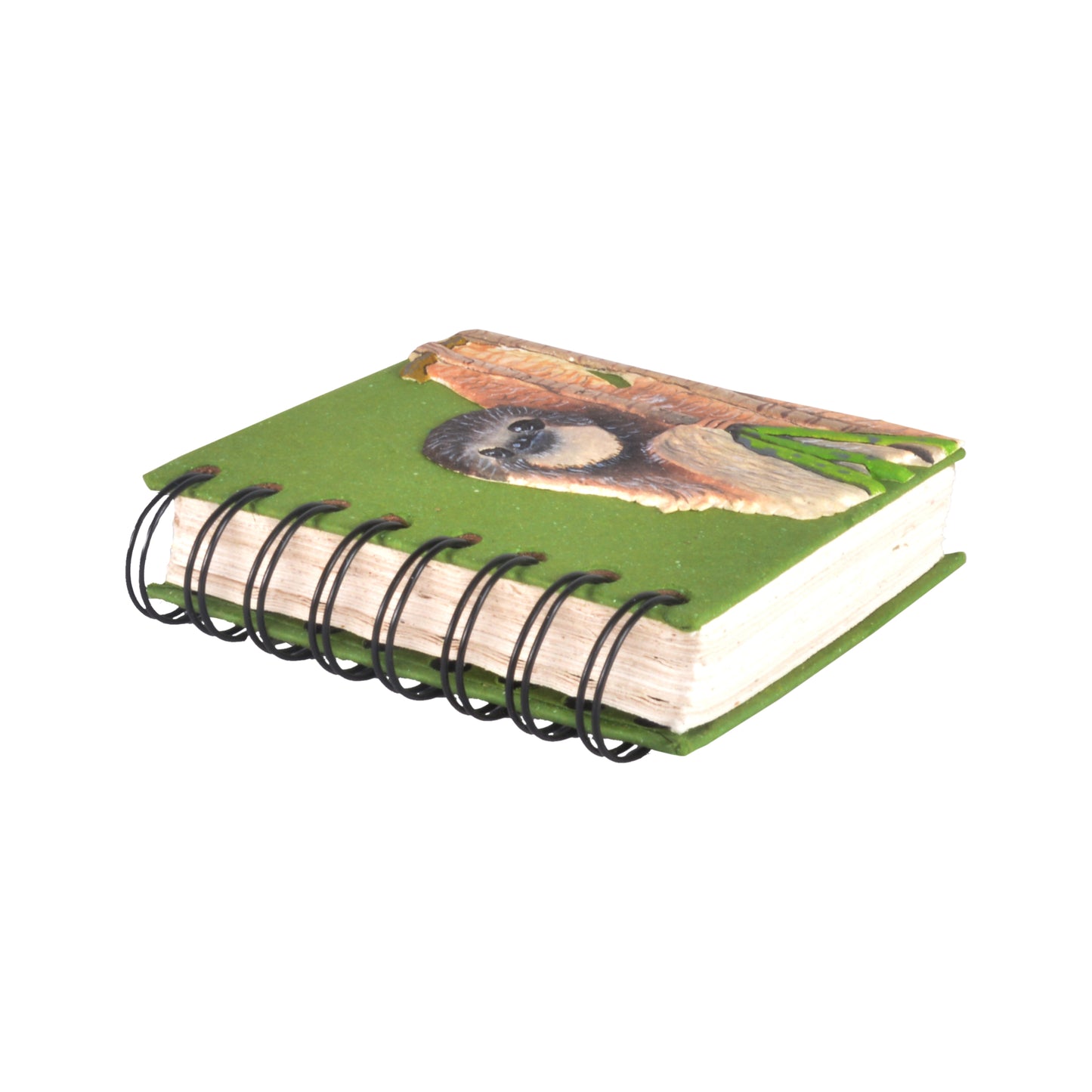 Small Notebook Three-toed Sloth Dark Green