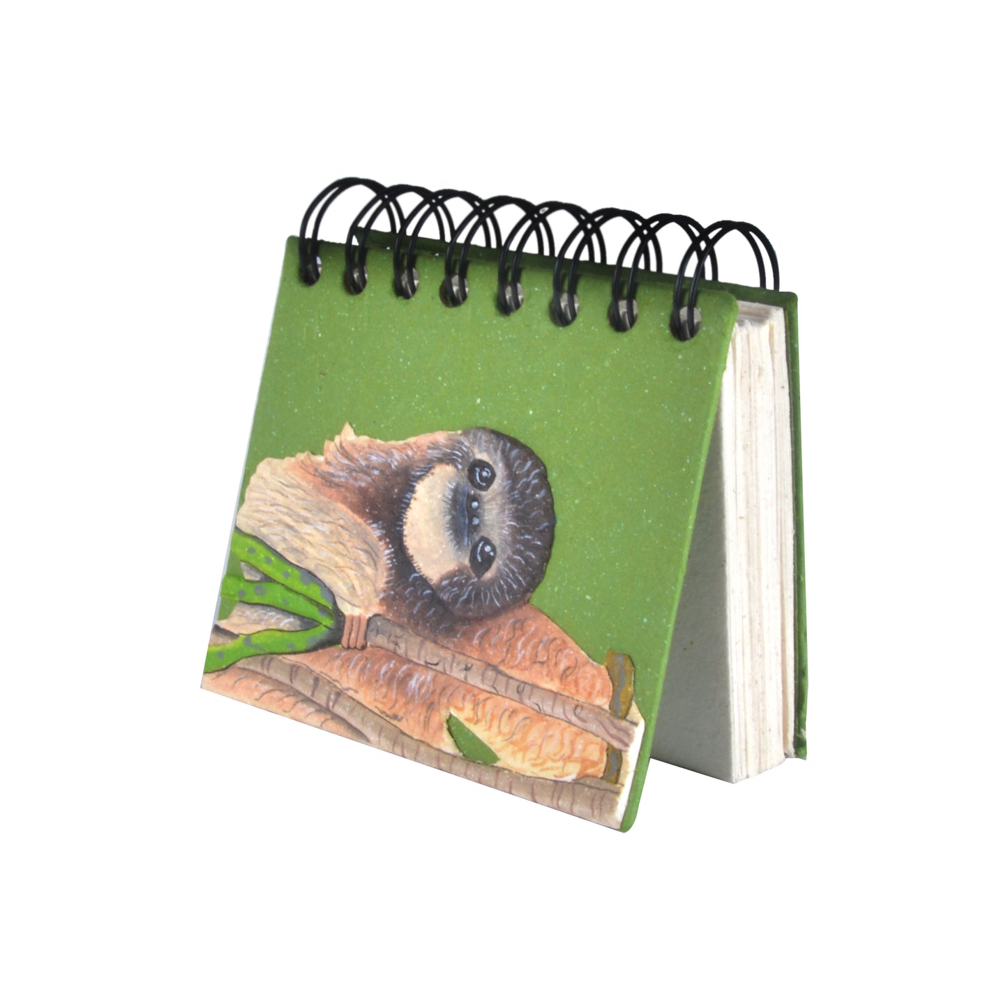Small Notebook Three-toed Sloth Dark Green
