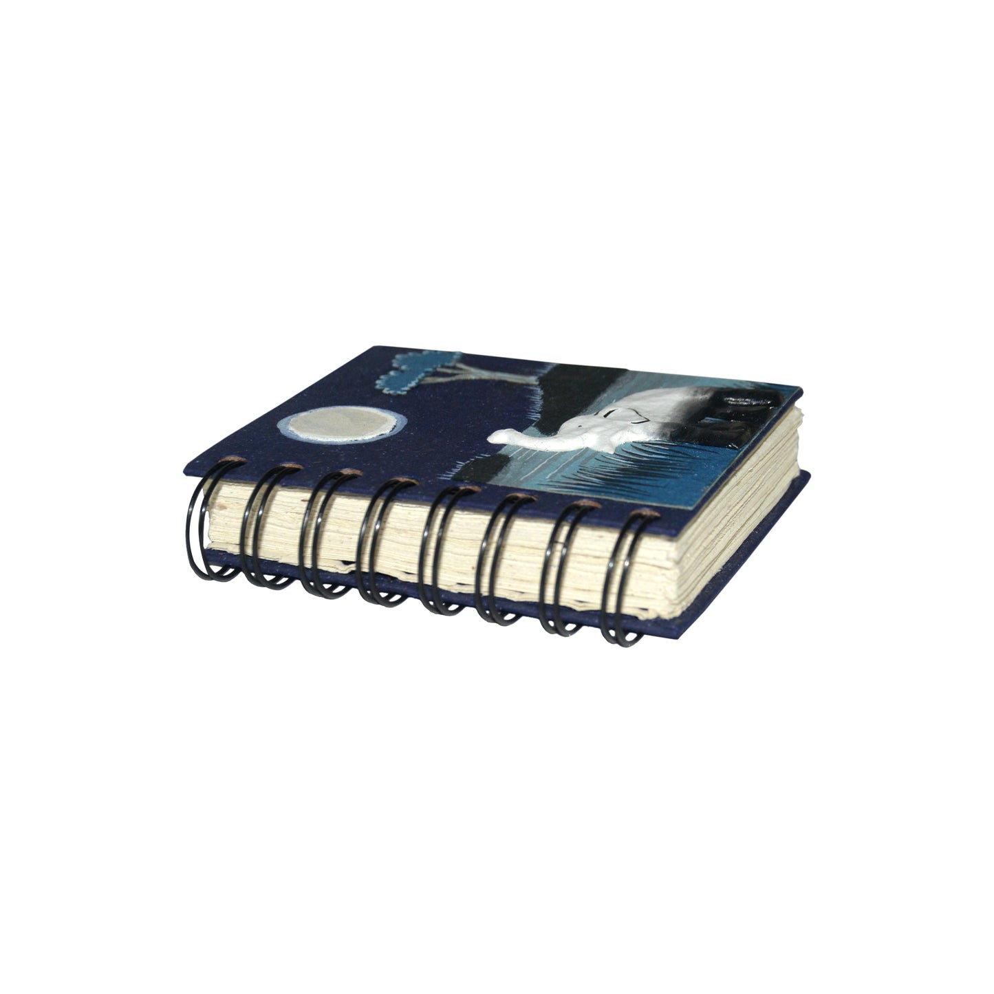 Small Notebook Elephant Midnight Blue